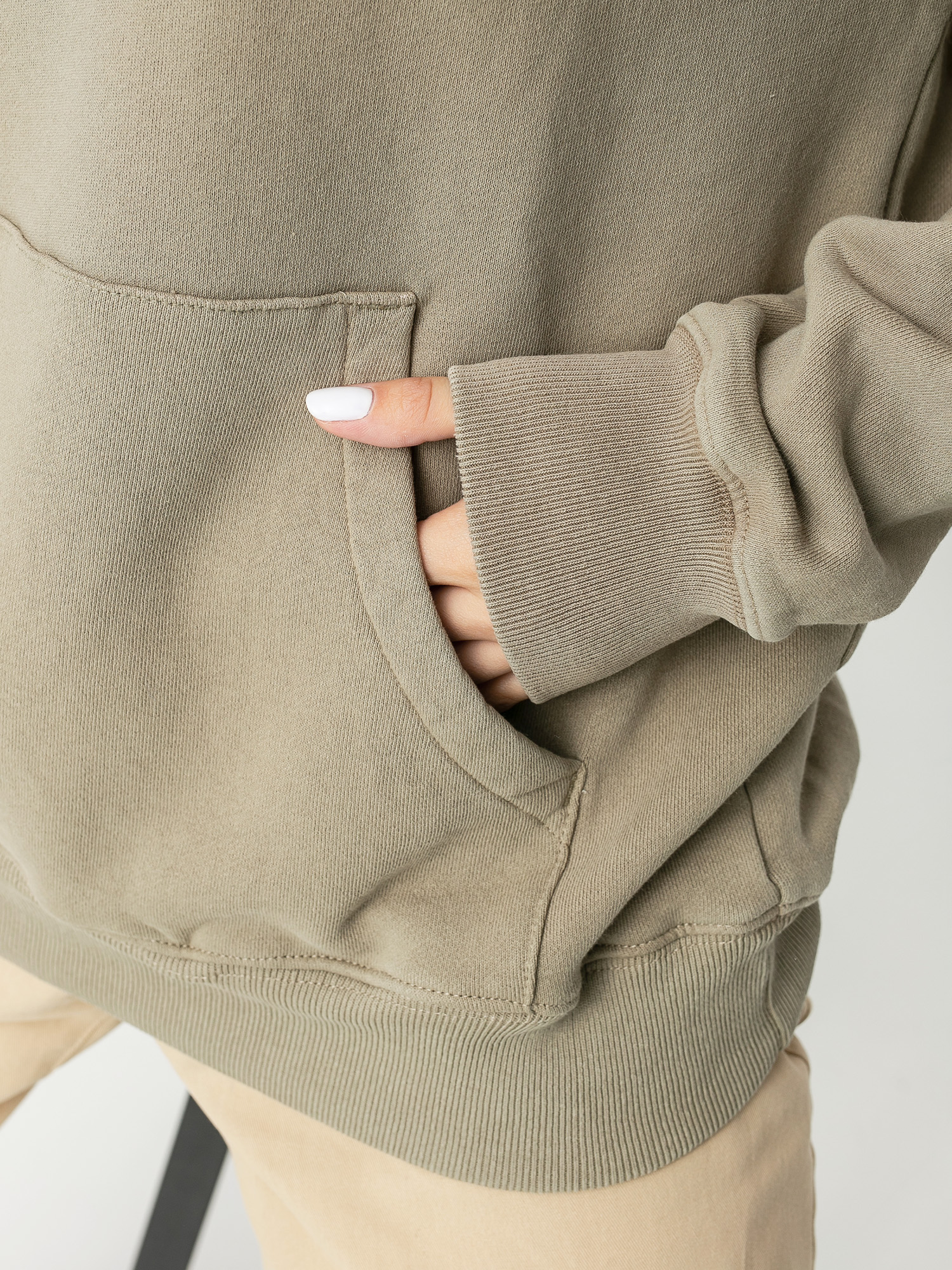 Mikina s kapucí Stussy Care HD Wmn (grey)