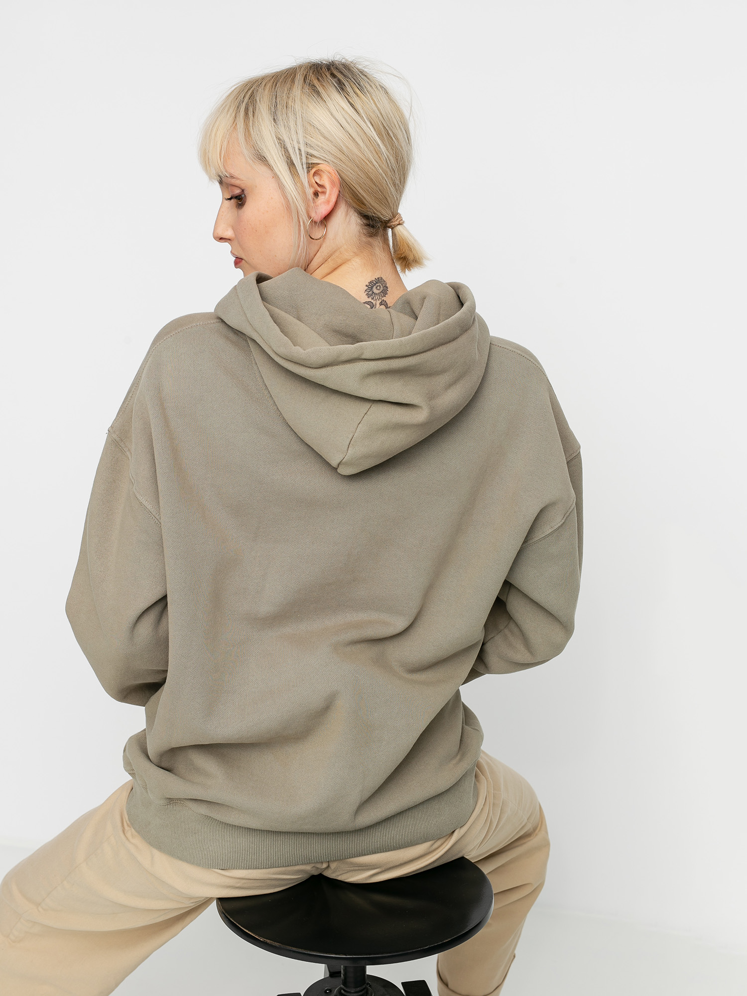 Mikina s kapucí Stussy Care HD Wmn (grey)