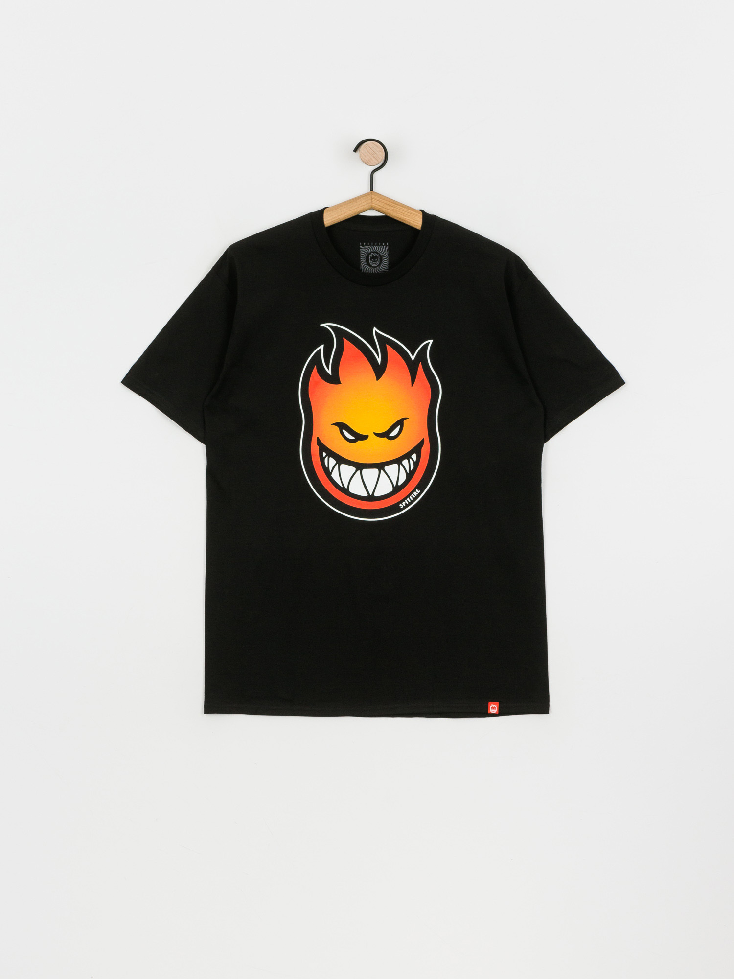 Tričko Spitfire Bghd Fade Fil (black/orange)