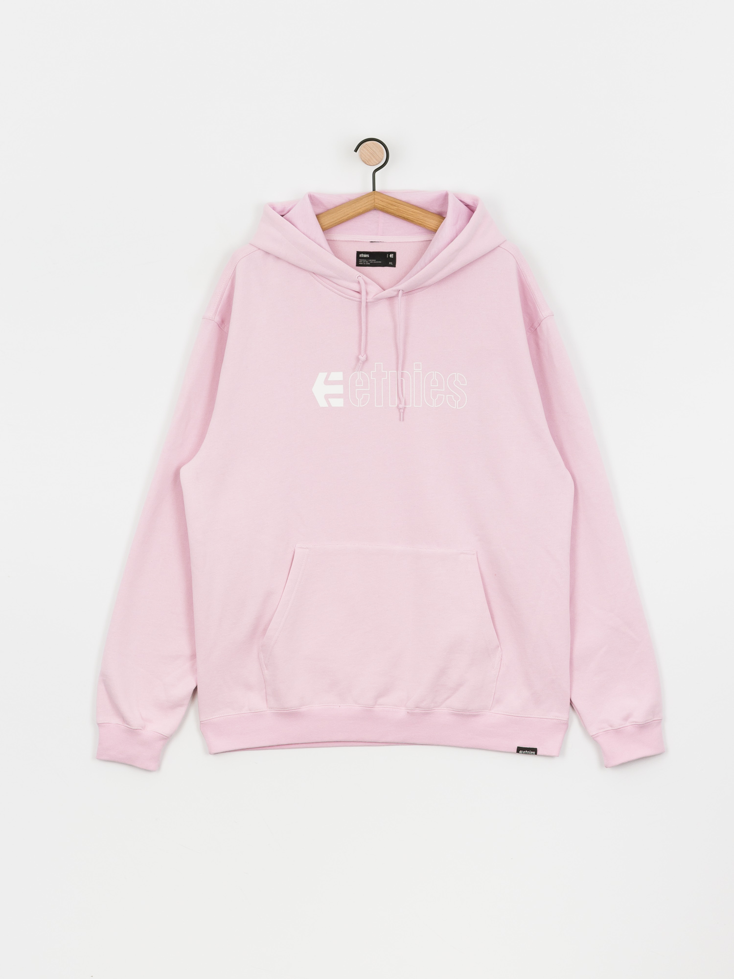 Mikina s kapucí Etnies Ecorp HD (pink)