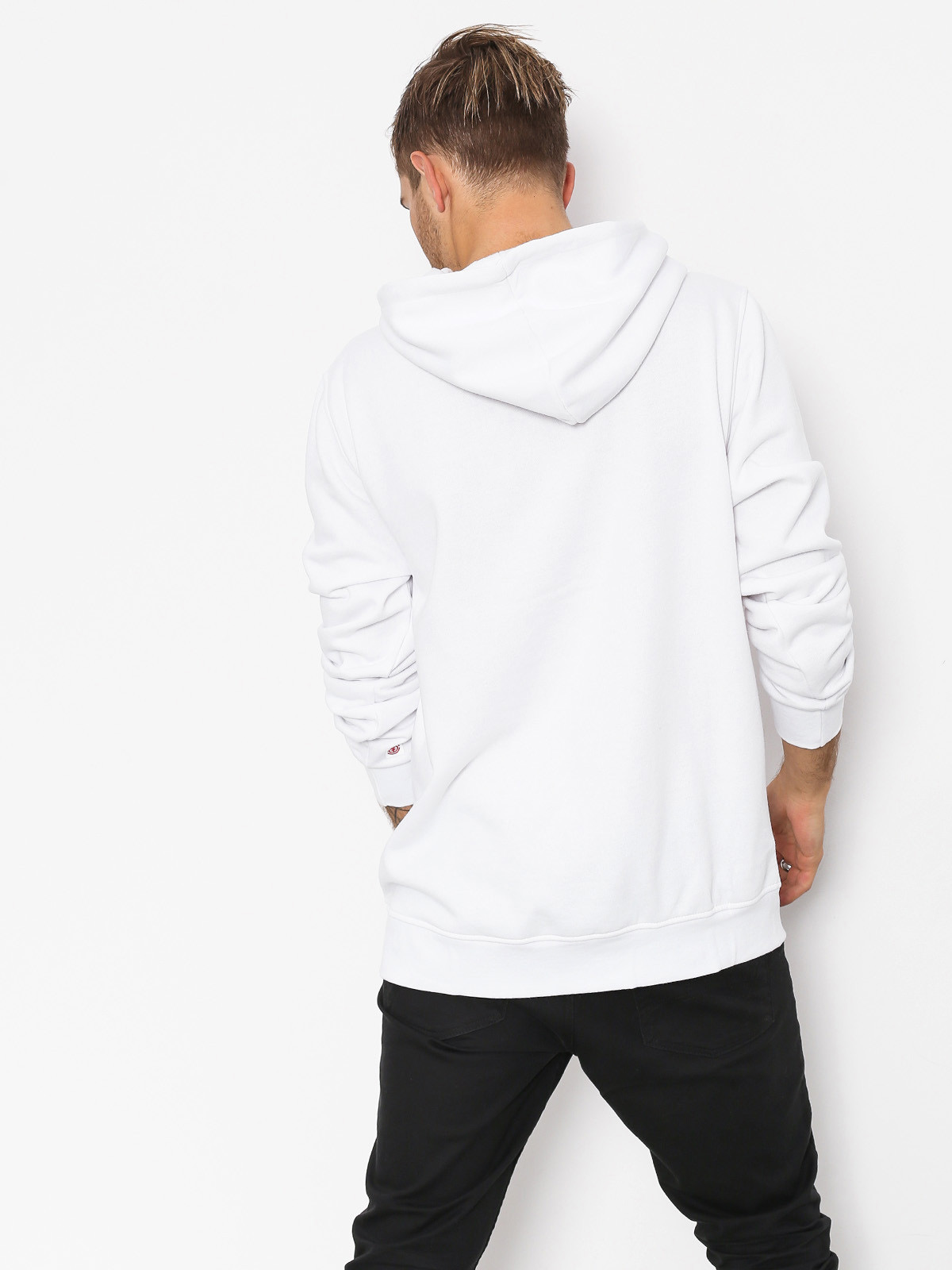 Mikina s kapucí Element Vertical HD (optic white)