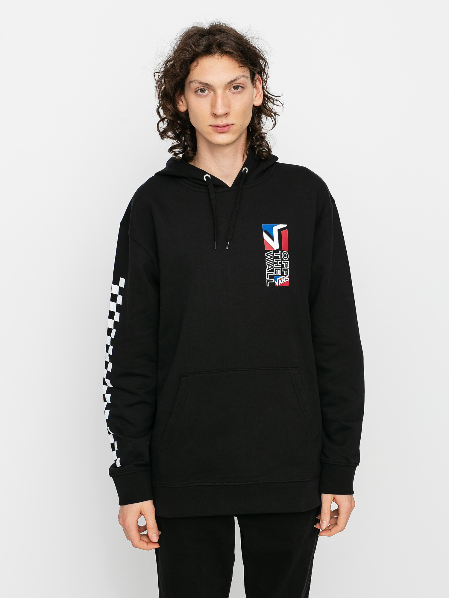 Mikina s kapucí Vans Dimension HD (black)