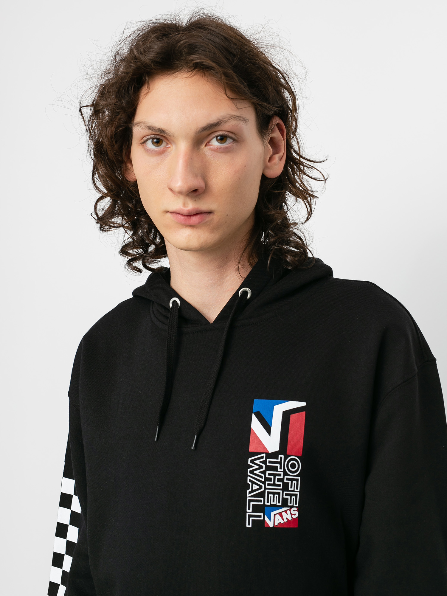 Mikina s kapucí Vans Dimension HD (black)