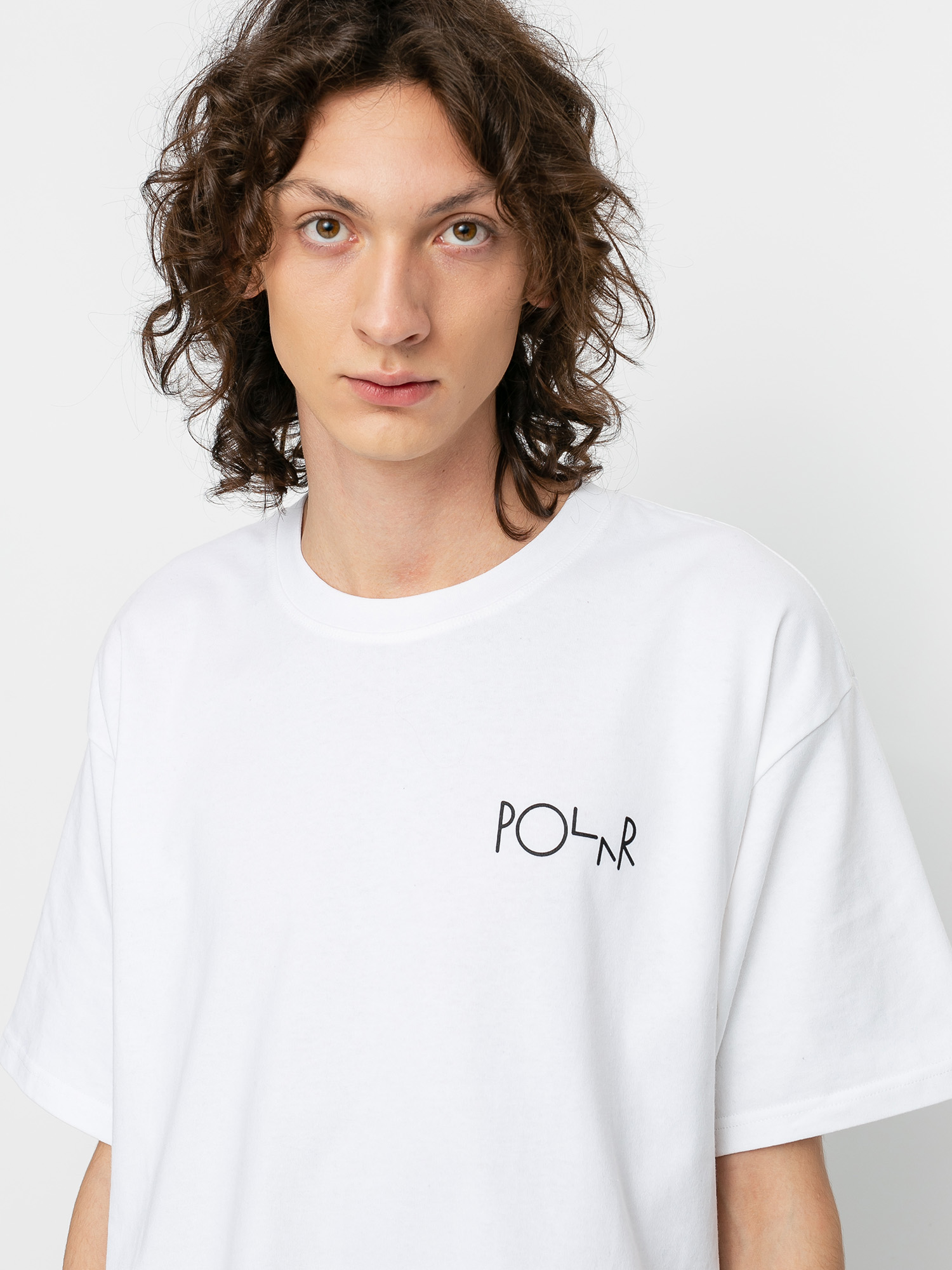 Tričko Polar Skate Moth House Fill Logo (white)