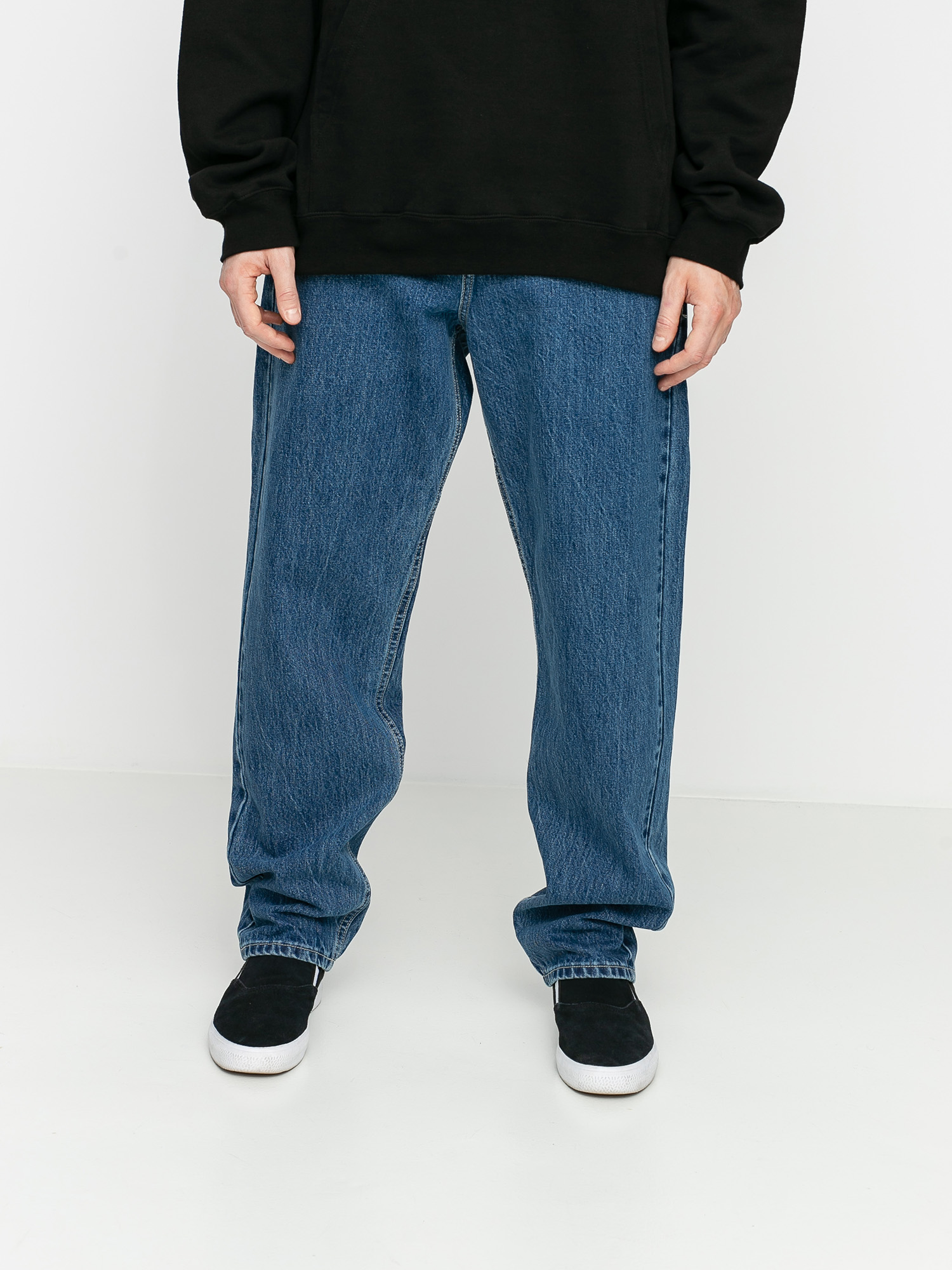 Kalhoty MassDnm Craft Jeans Baggy Fit (blue)