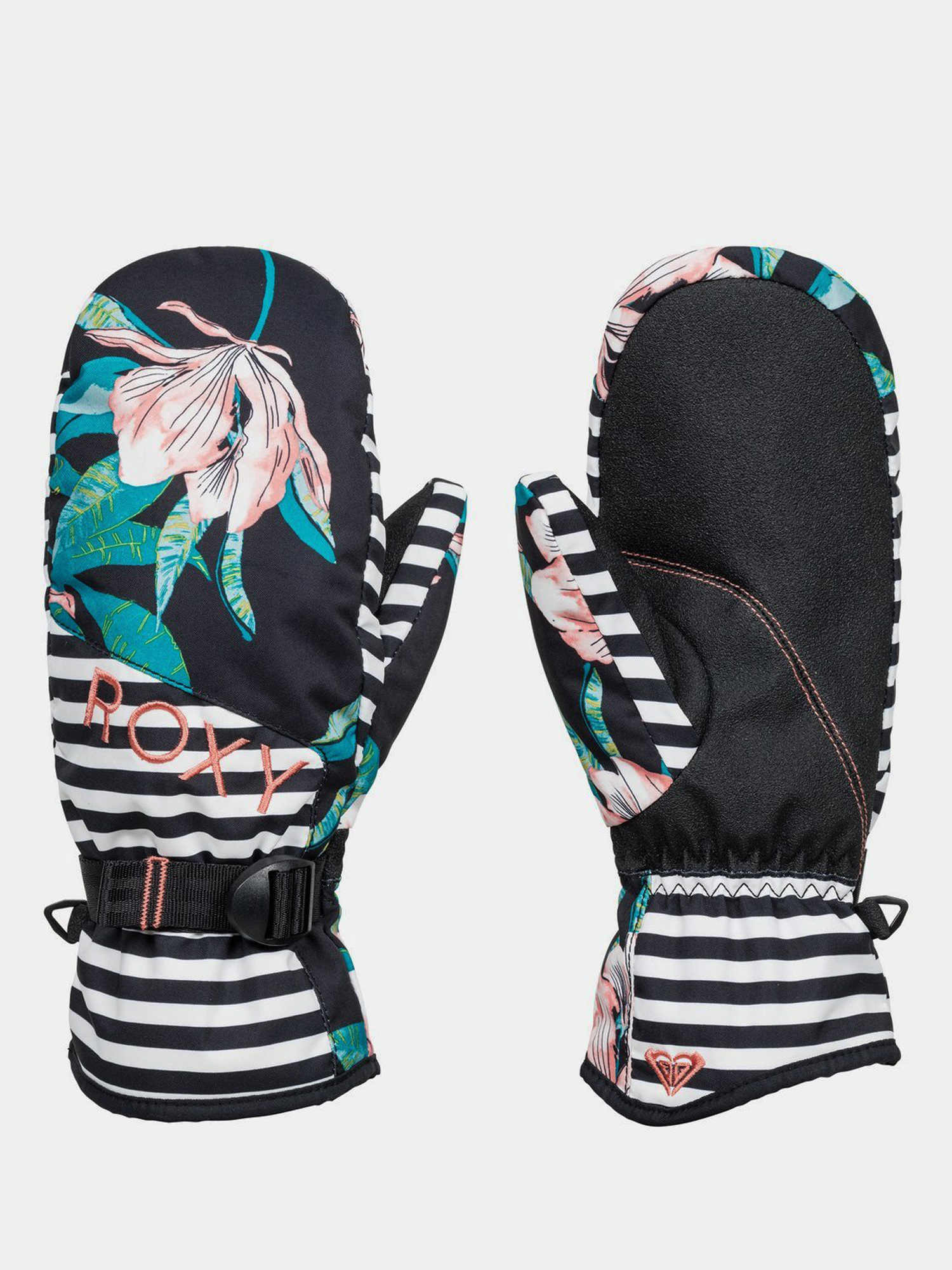 Rukavice Roxy Jetty Se Mitt Wmn (true black tropical day)