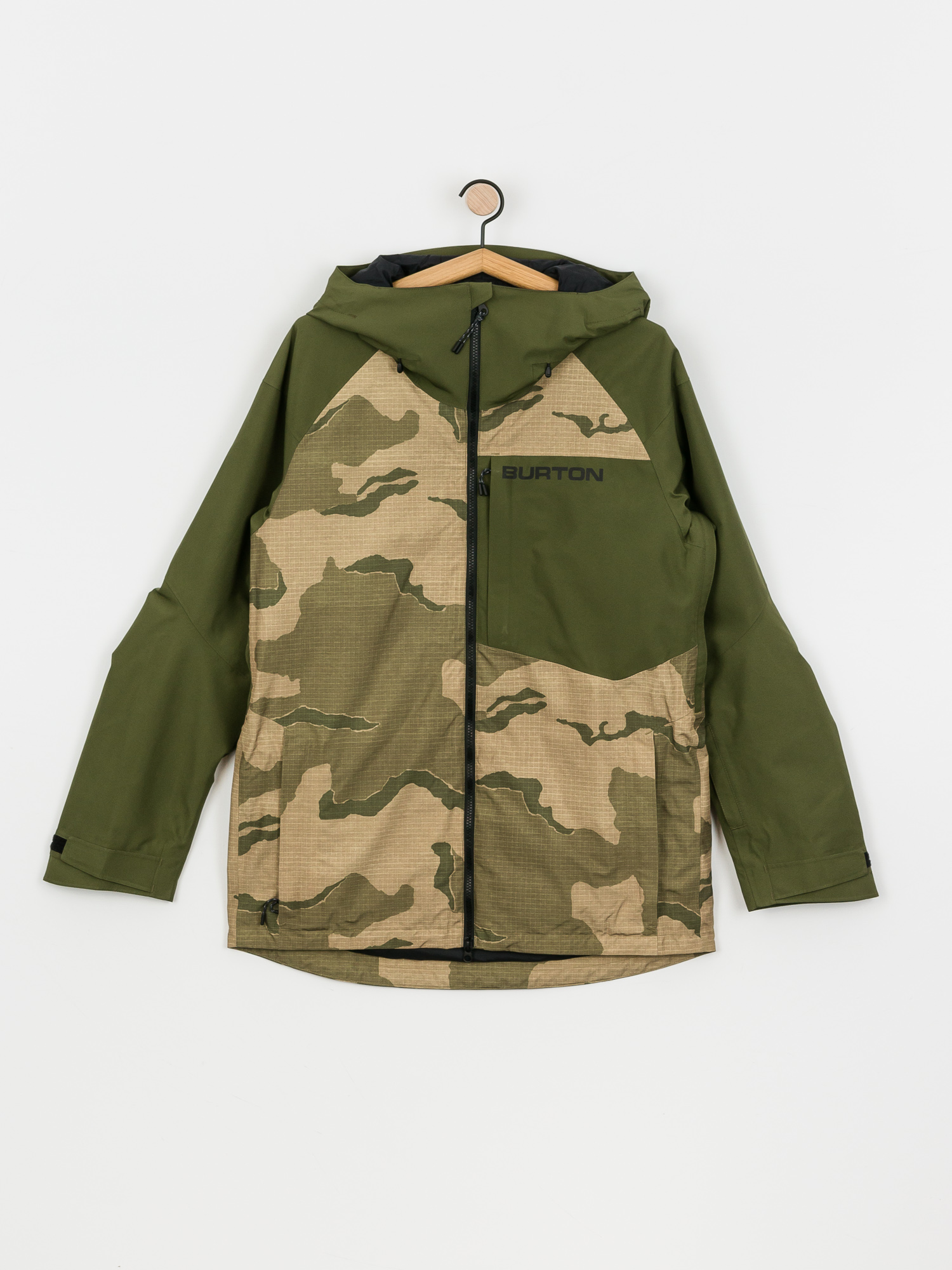 Pánská Snowboardová bunda Burton Gore Tex Radial Insulated (barren camo/keef)