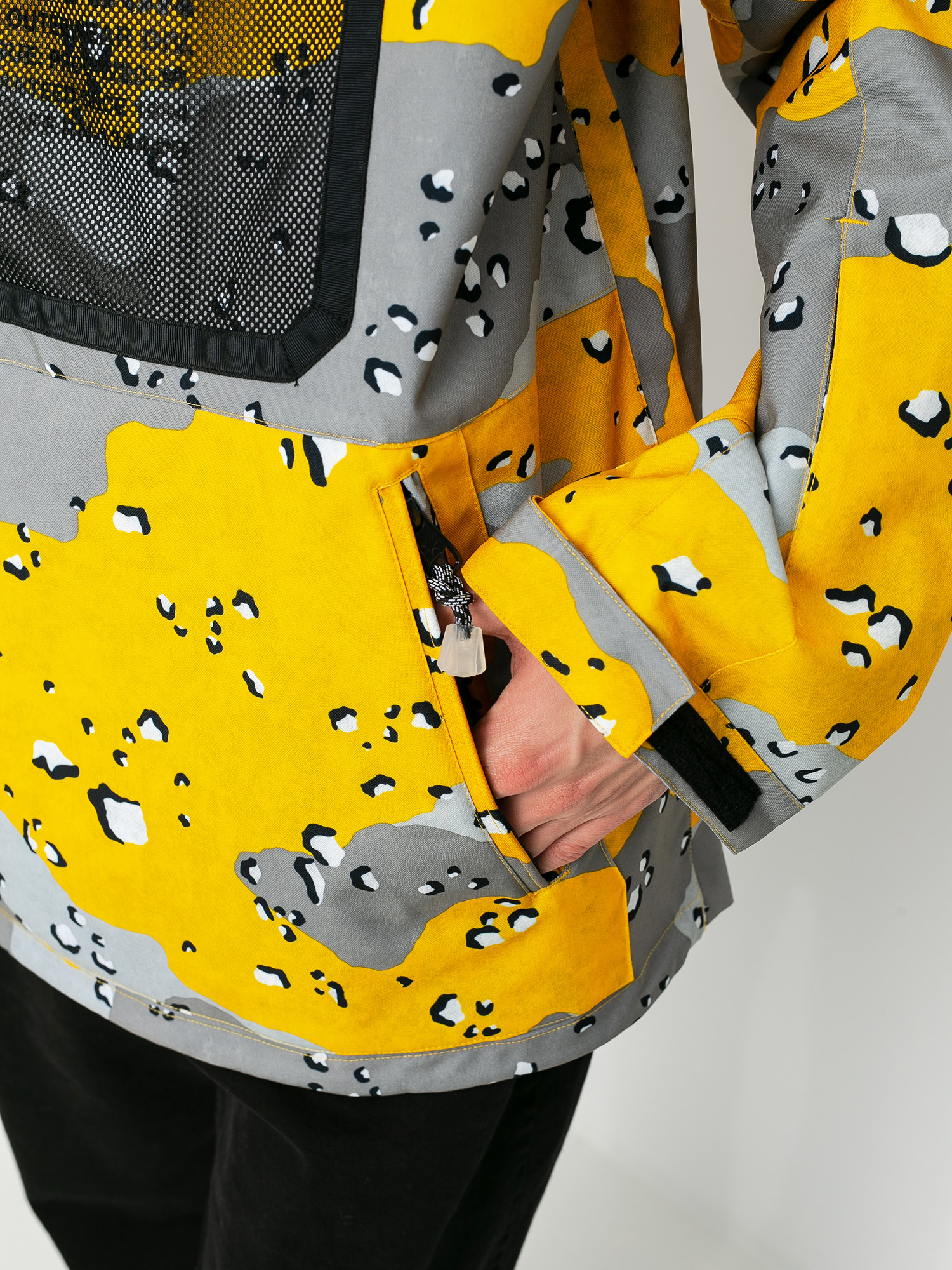 Pánská Snowboardová bunda DC Asap Anorak (chocolate chip lemon chro camo)