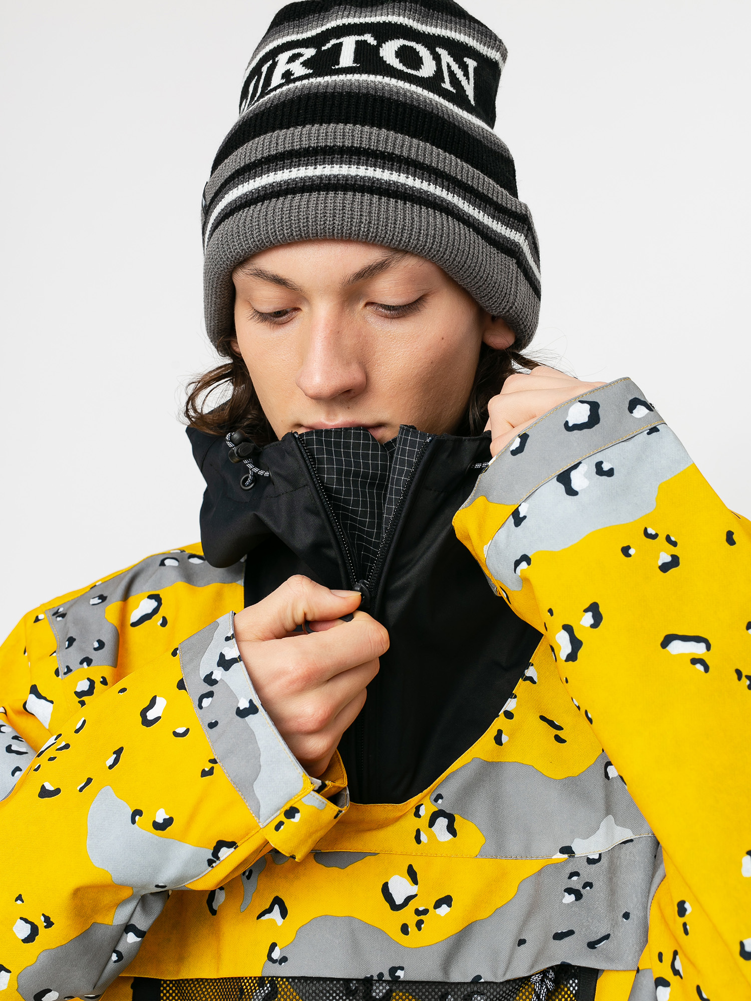 Pánská Snowboardová bunda DC Asap Anorak (chocolate chip lemon chro camo)