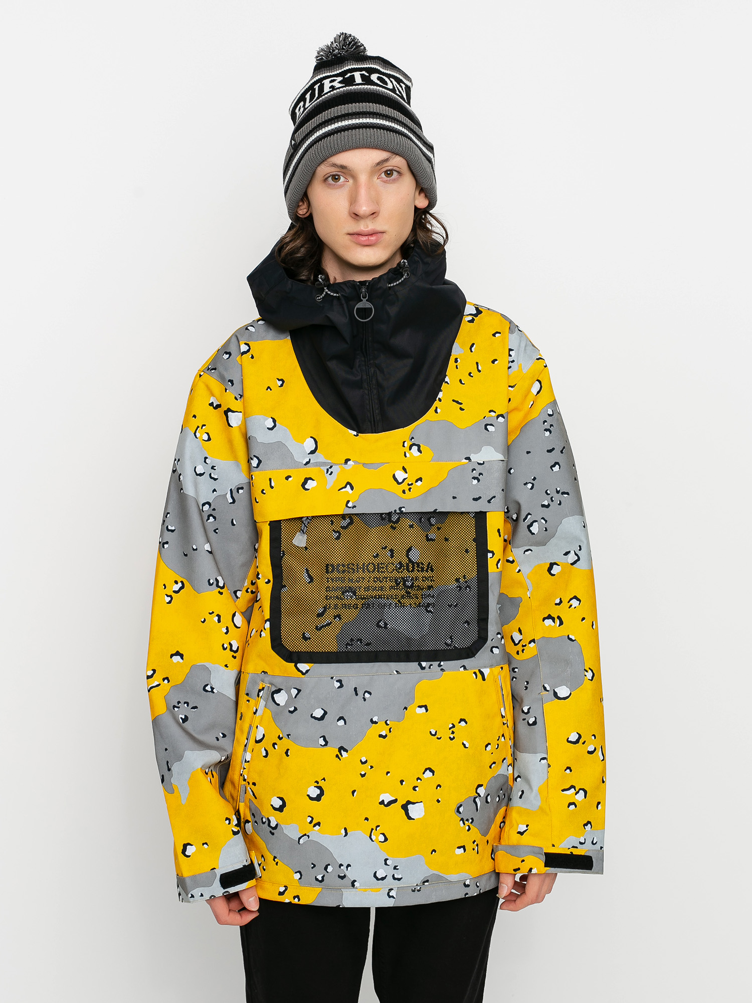 Pánská Snowboardová bunda DC Asap Anorak (chocolate chip lemon chro camo)