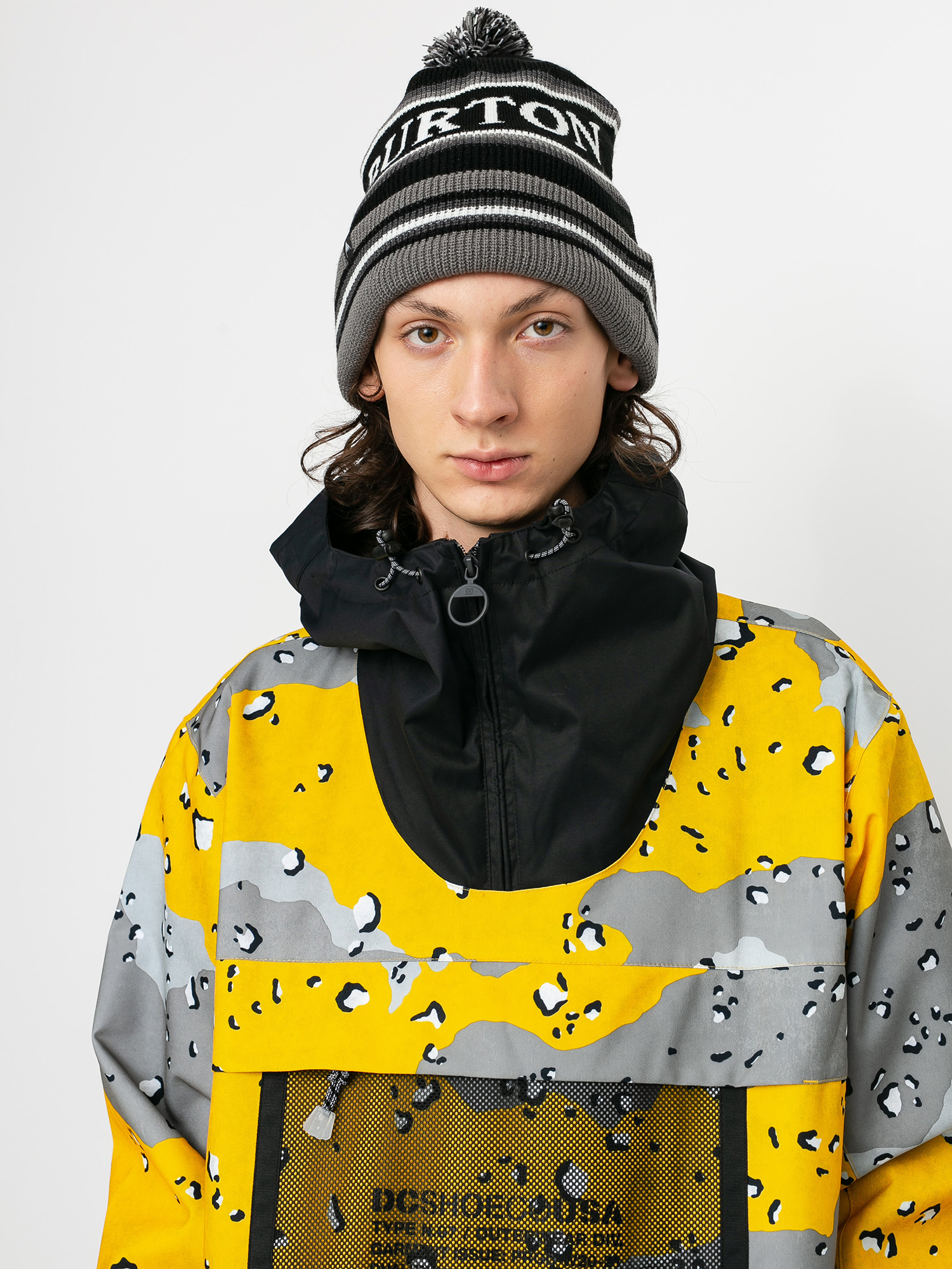 Pánská Snowboardová bunda DC Asap Anorak (chocolate chip lemon chro camo)