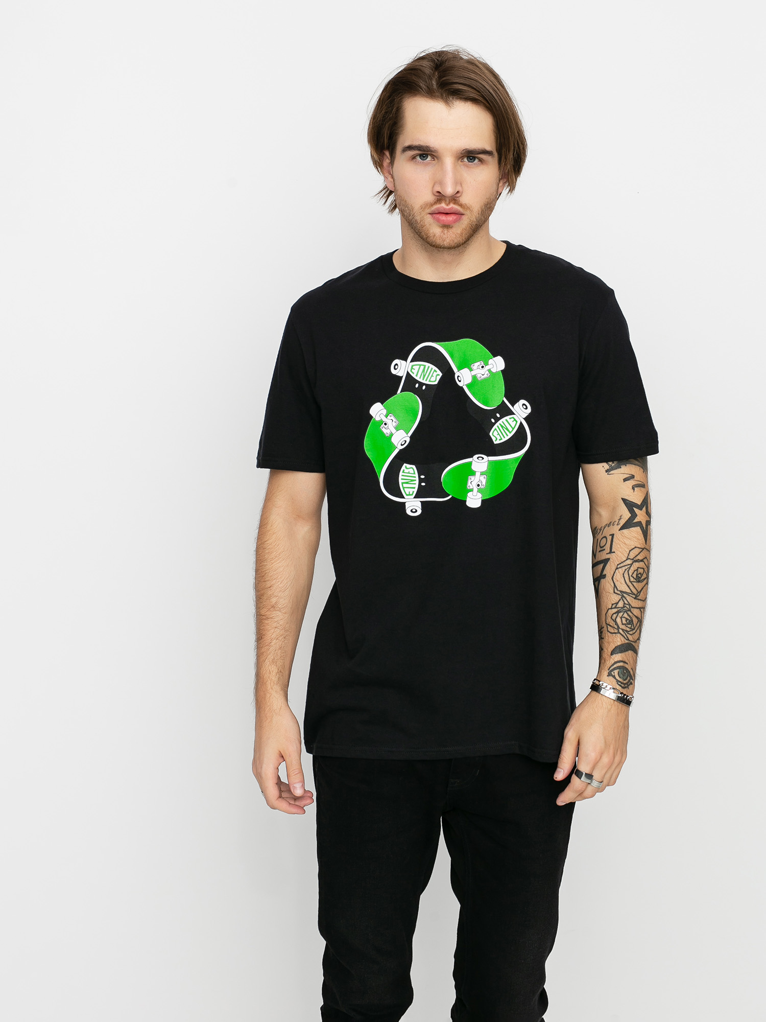 Tričko Etnies Recycle Sk8 (black)