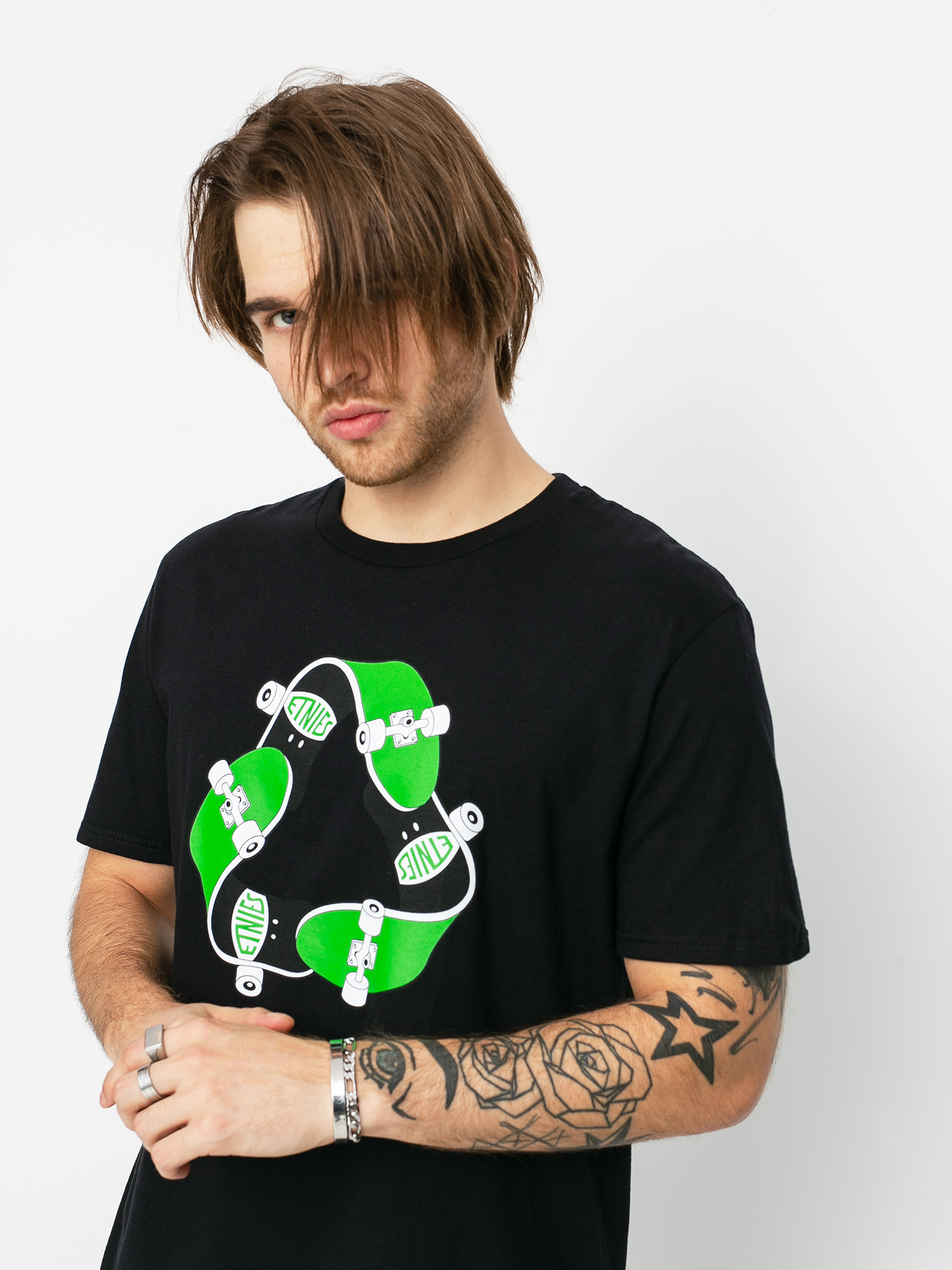 Tričko Etnies Recycle Sk8 (black)