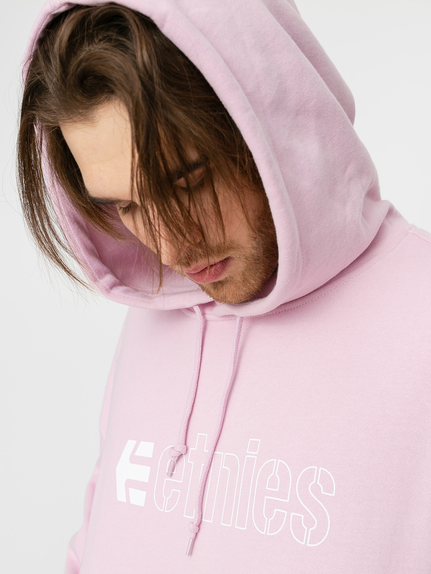 Mikina s kapucí Etnies Ecorp HD (pink)