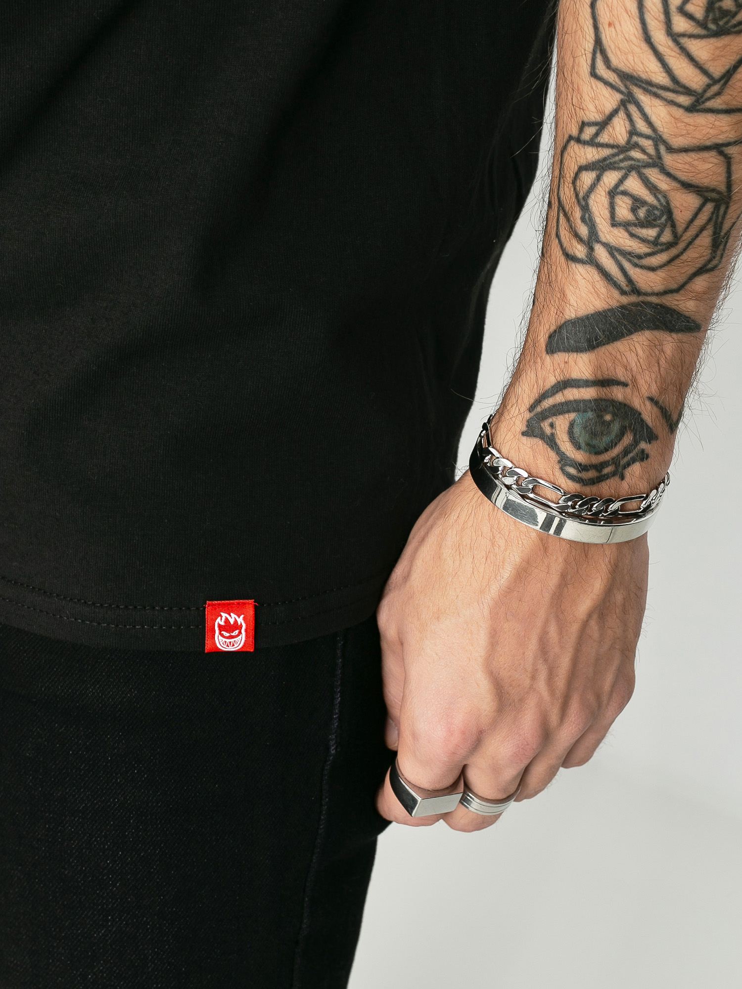 Tričko Spitfire Bghd Fade Fil (black/orange)