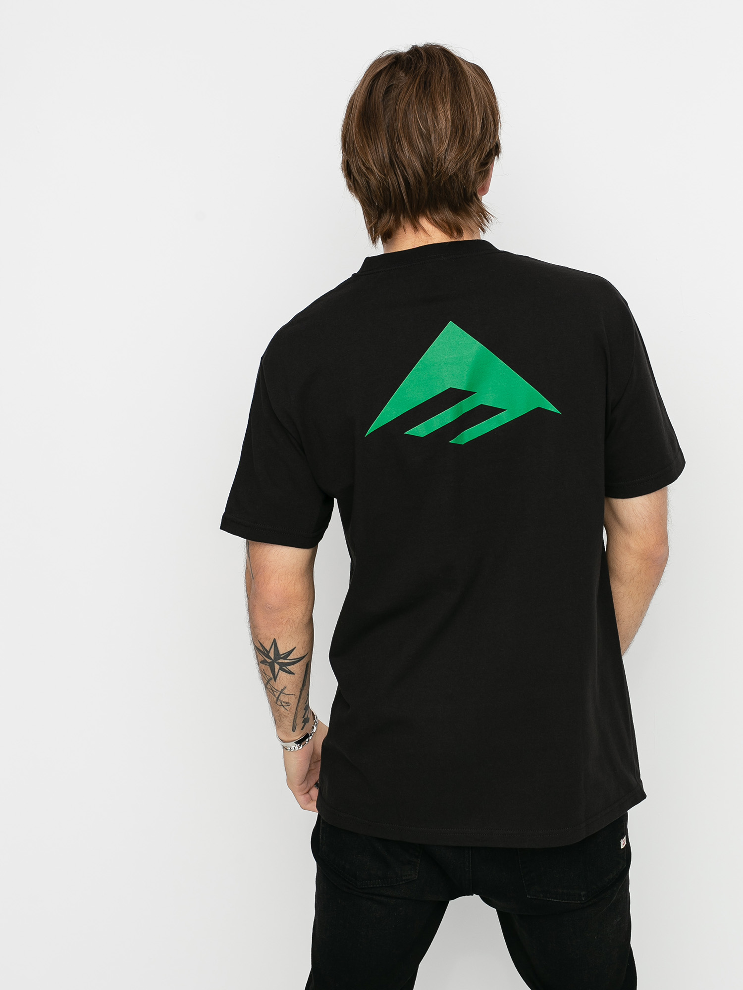 Tričko Emerica Pure Triangle Pocket (black)