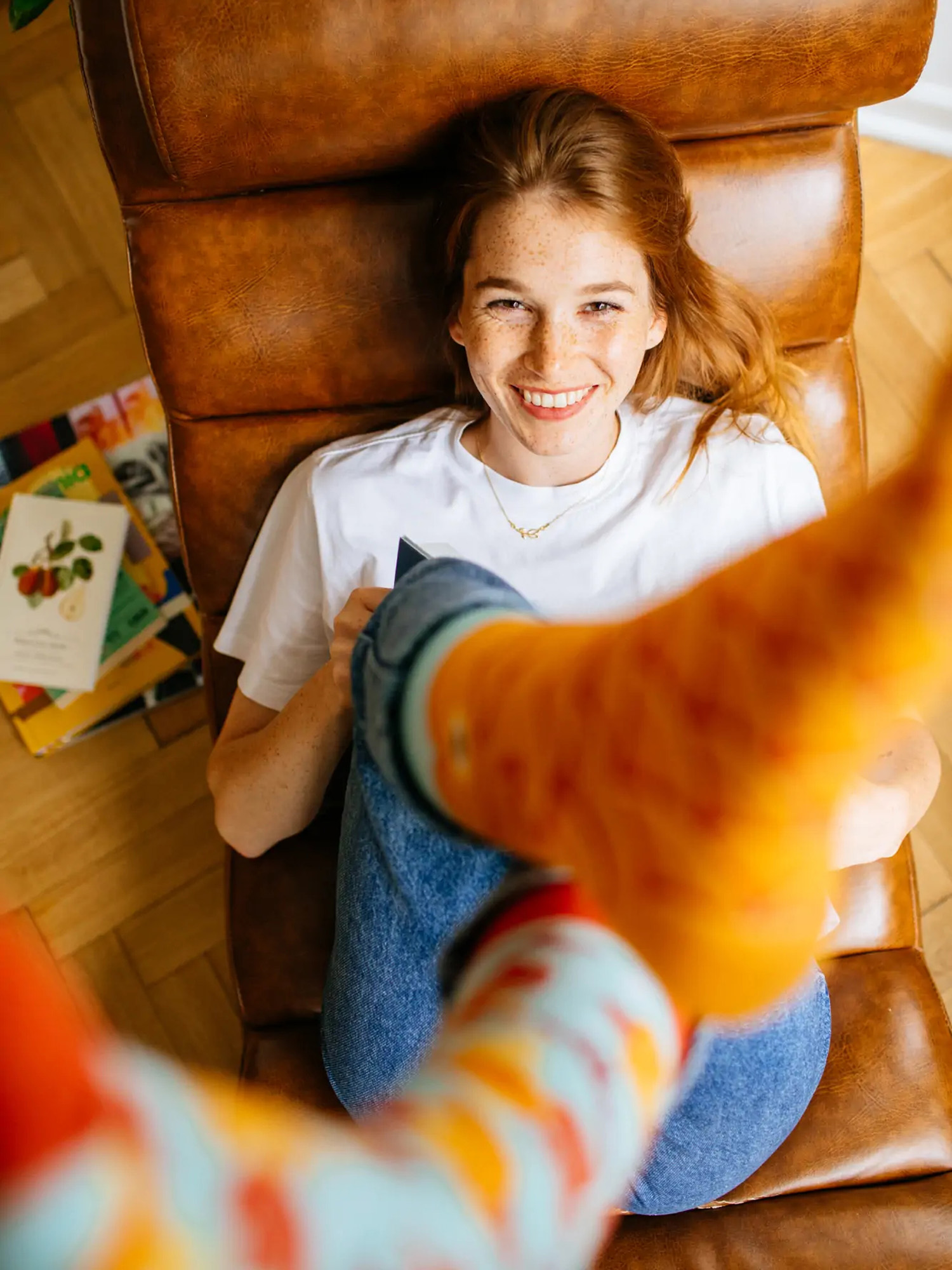 Ponožky Many Mornings The Wish Fish (light blue/gold)