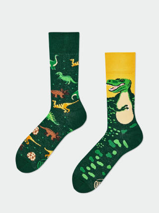 Ponožky Many Mornings The Dinosaurs (green/yellow)