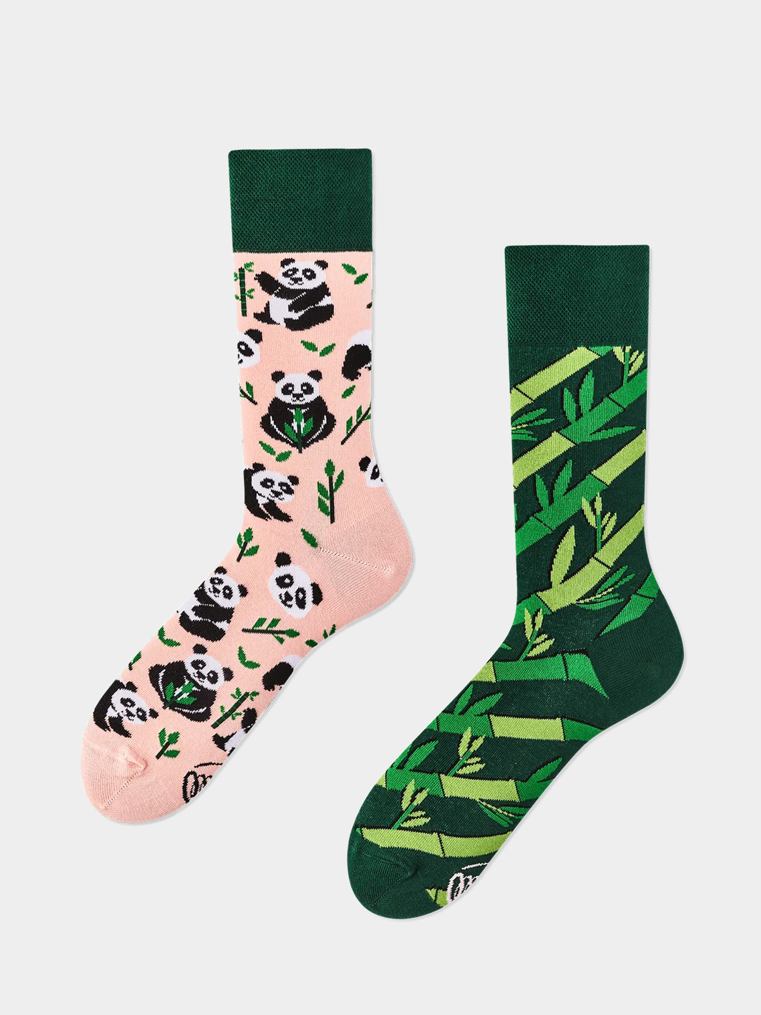Ponožky Many Mornings Sweet Panda (pink/green)
