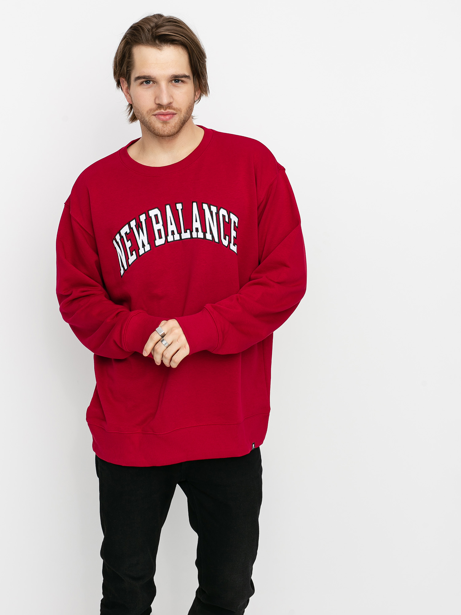 Mikina New Balance Collegiate Crew (red)