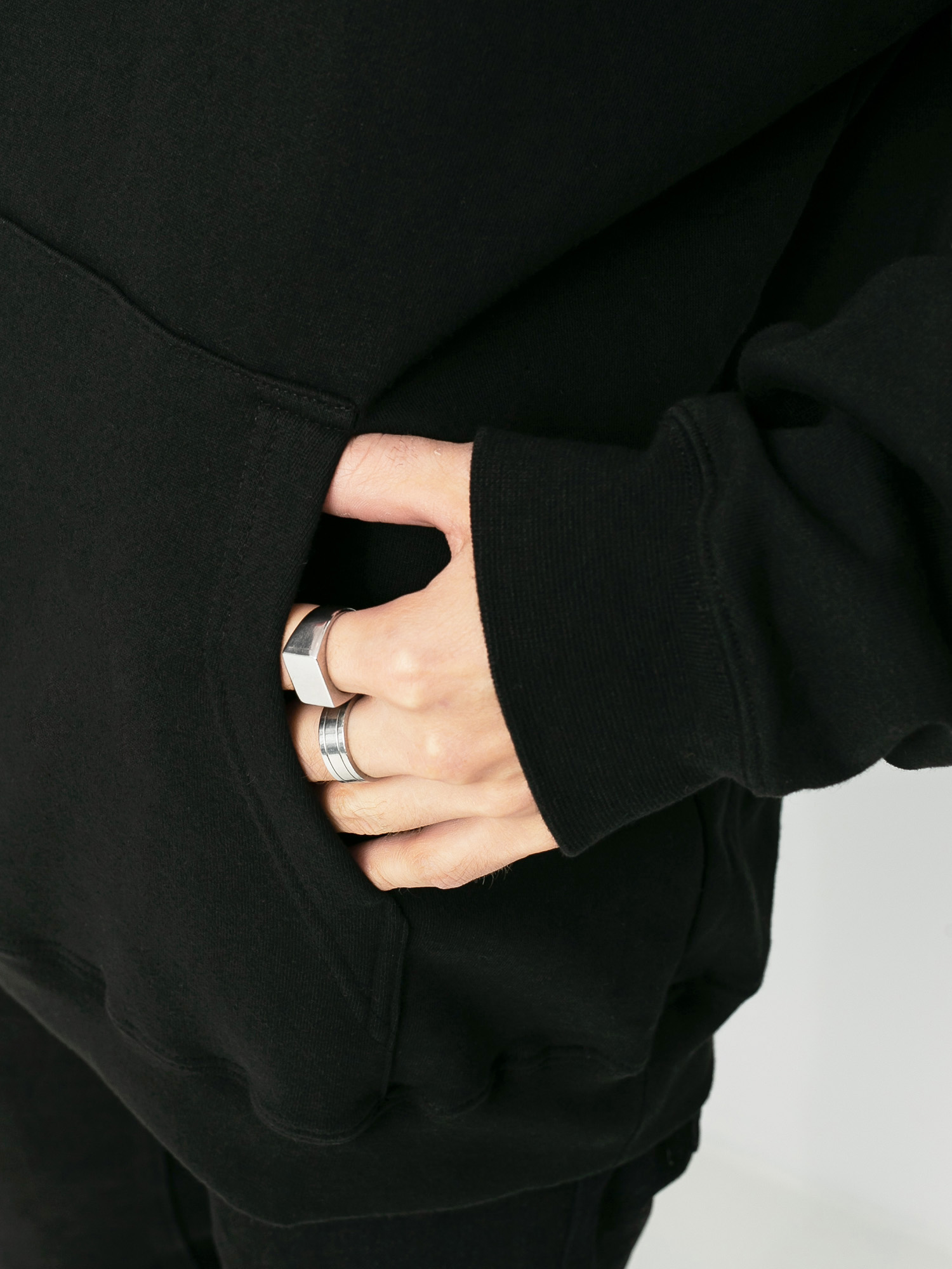 Mikina s kapucí eS Main Block HD (black)