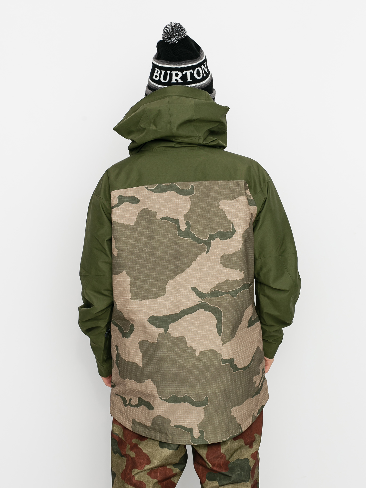 Pánská Snowboardová bunda Burton Gore Tex Radial Insulated (barren camo/keef)