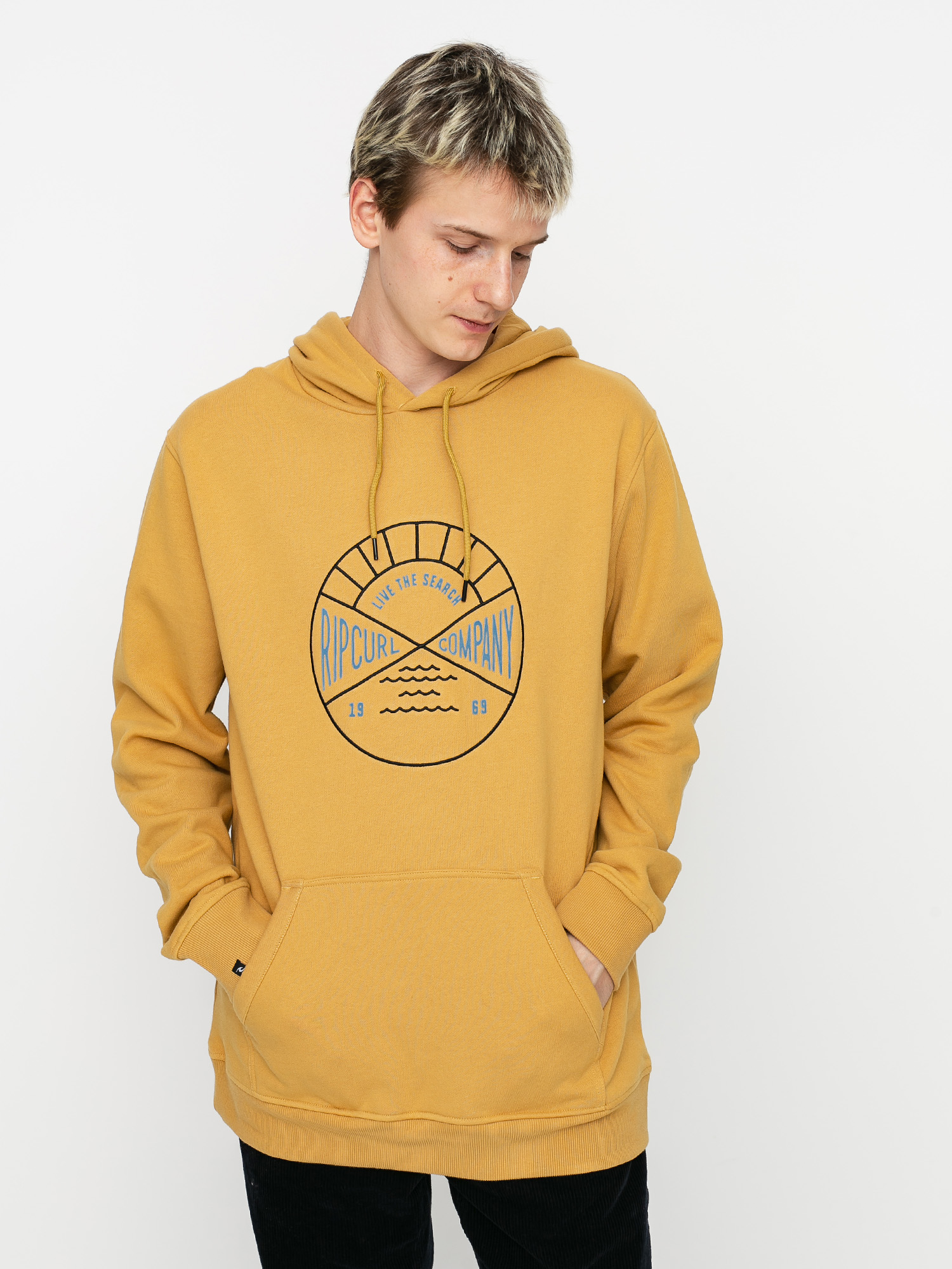 Mikina Rip Curl Flag Fleece (mustard)