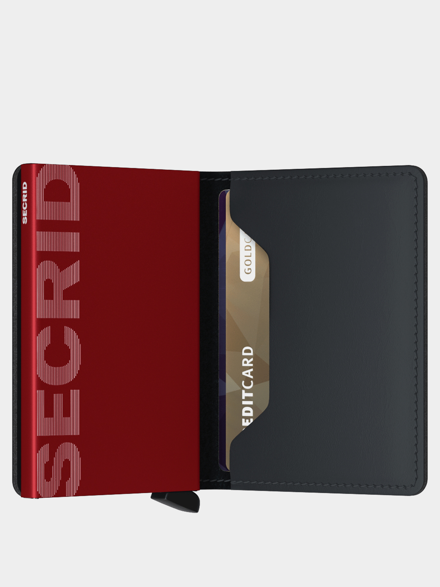 Peněženka Secrid Slimwallet (matte black/red)