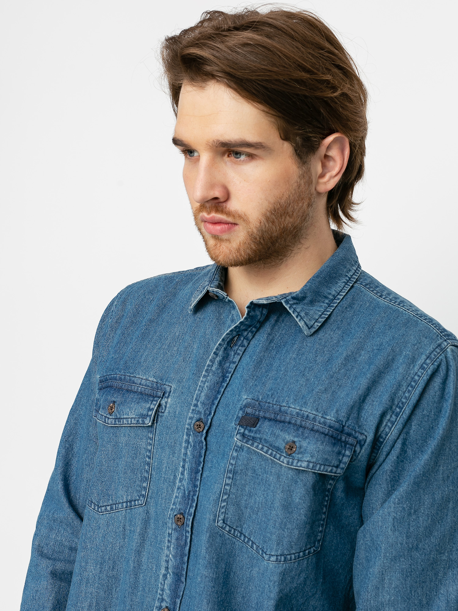 Košile Rip Curl Longsleeve Searchers Denim (dusty blue)