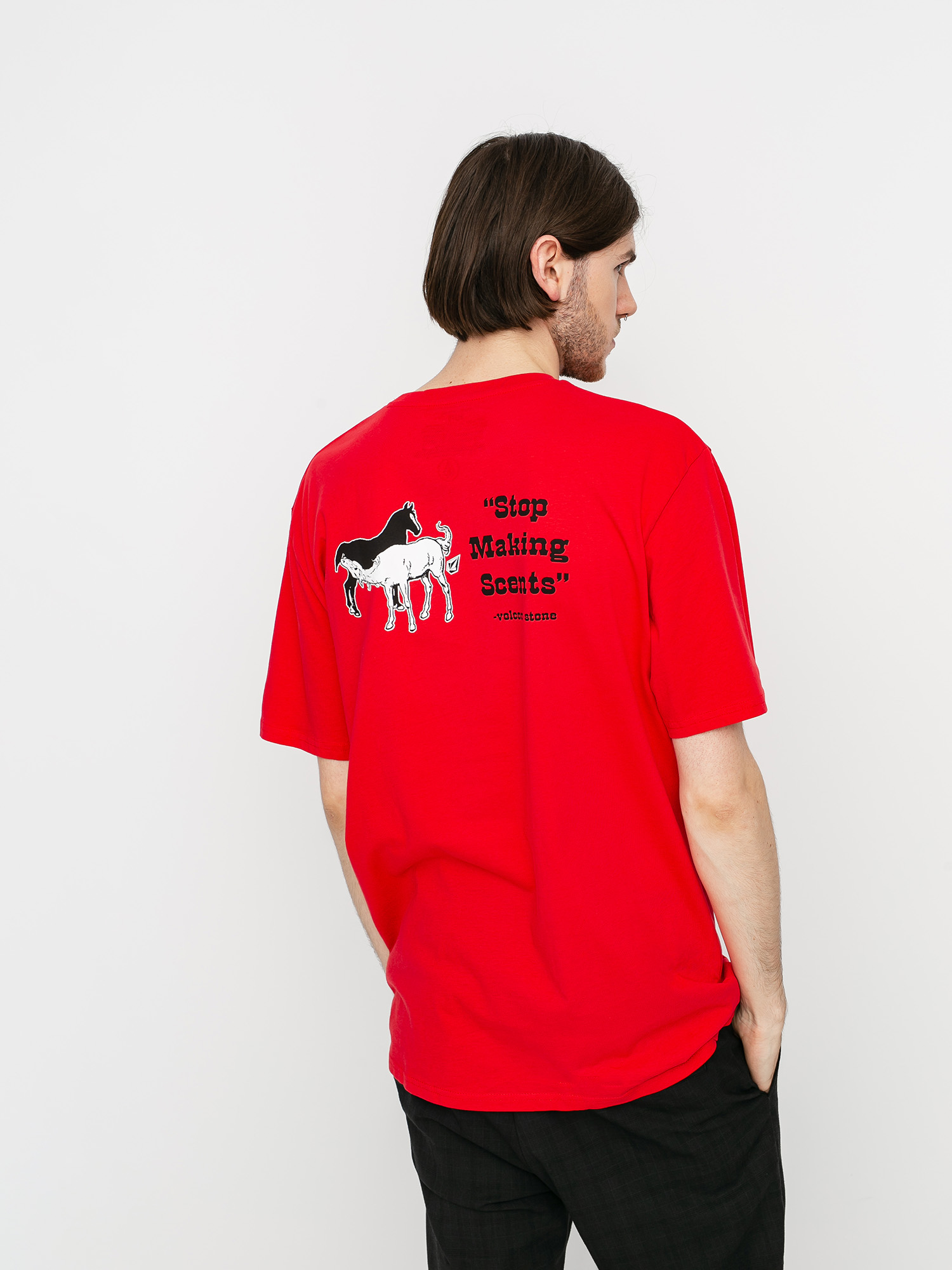 Tričko Volcom Scentsative Bsc (fiery red)