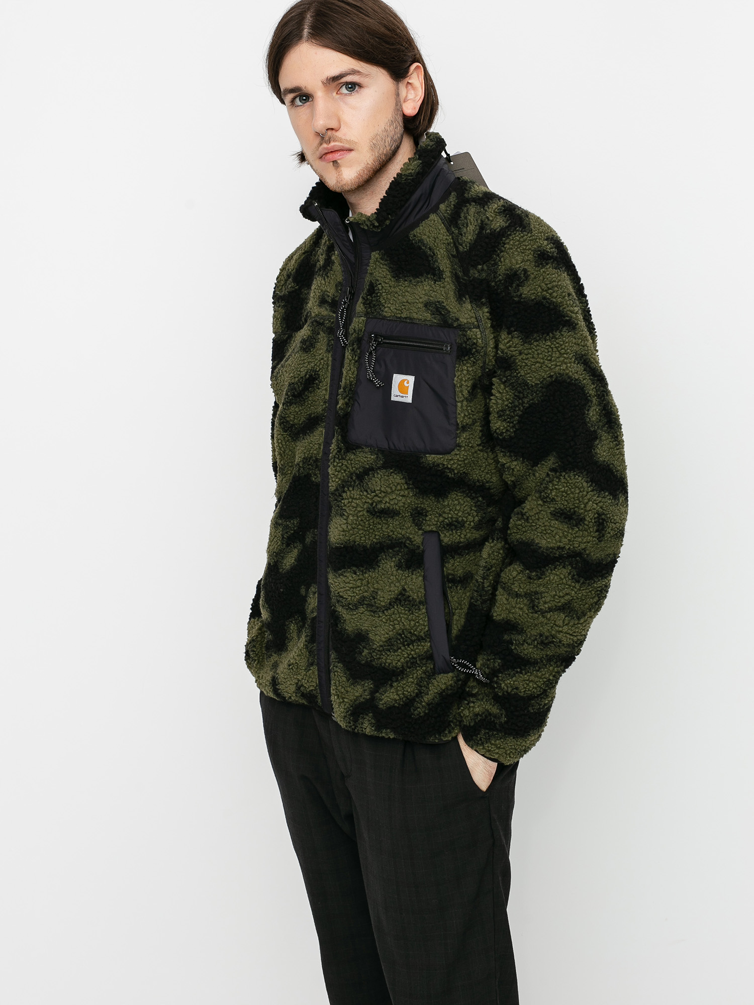 Bunda Carhartt WIP Prentis Liner (camo blur/green)