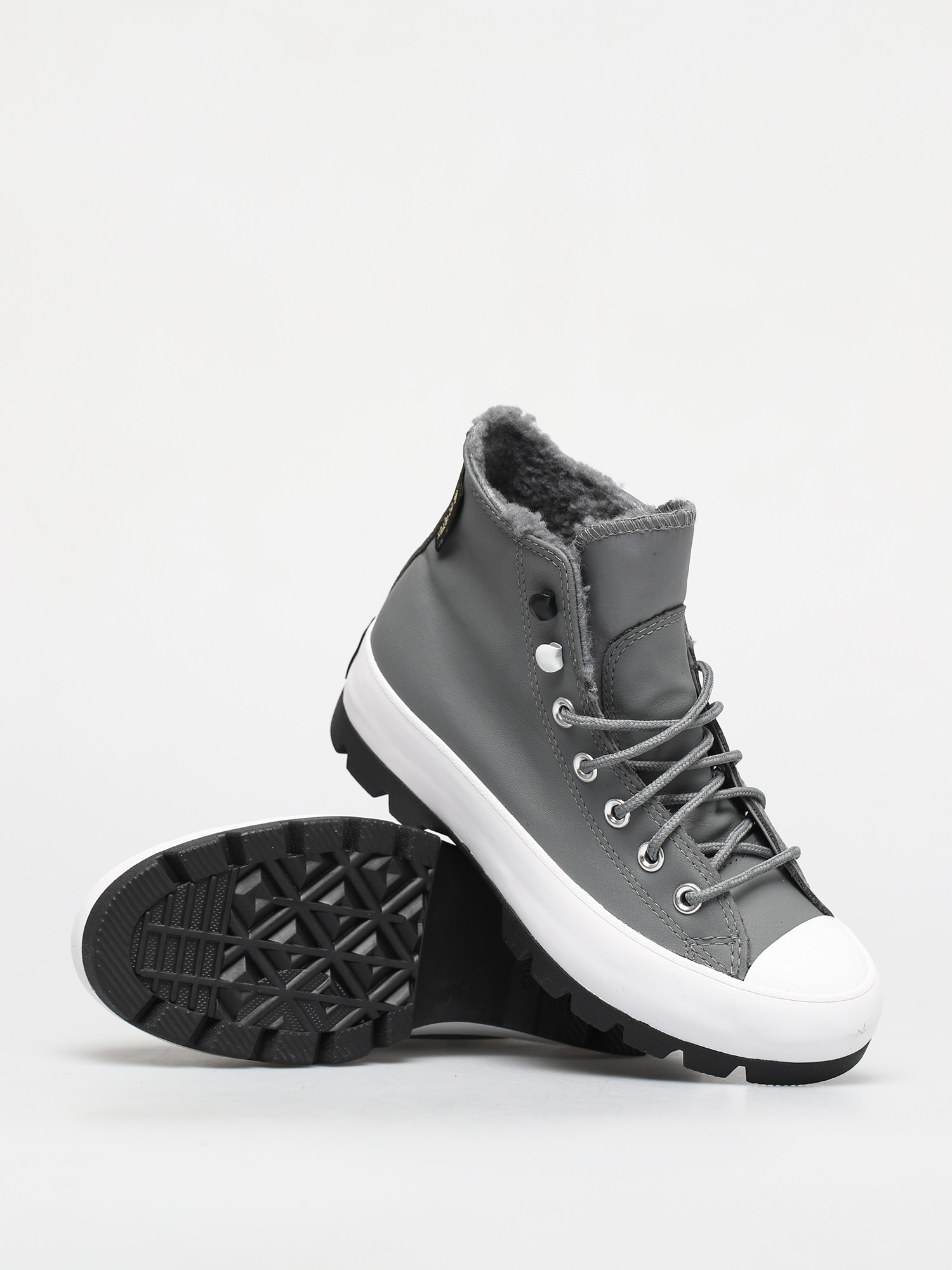 Boty Converse Chuck Taylor All Star Lugged Winter Wmn (limestone grey/black/white)