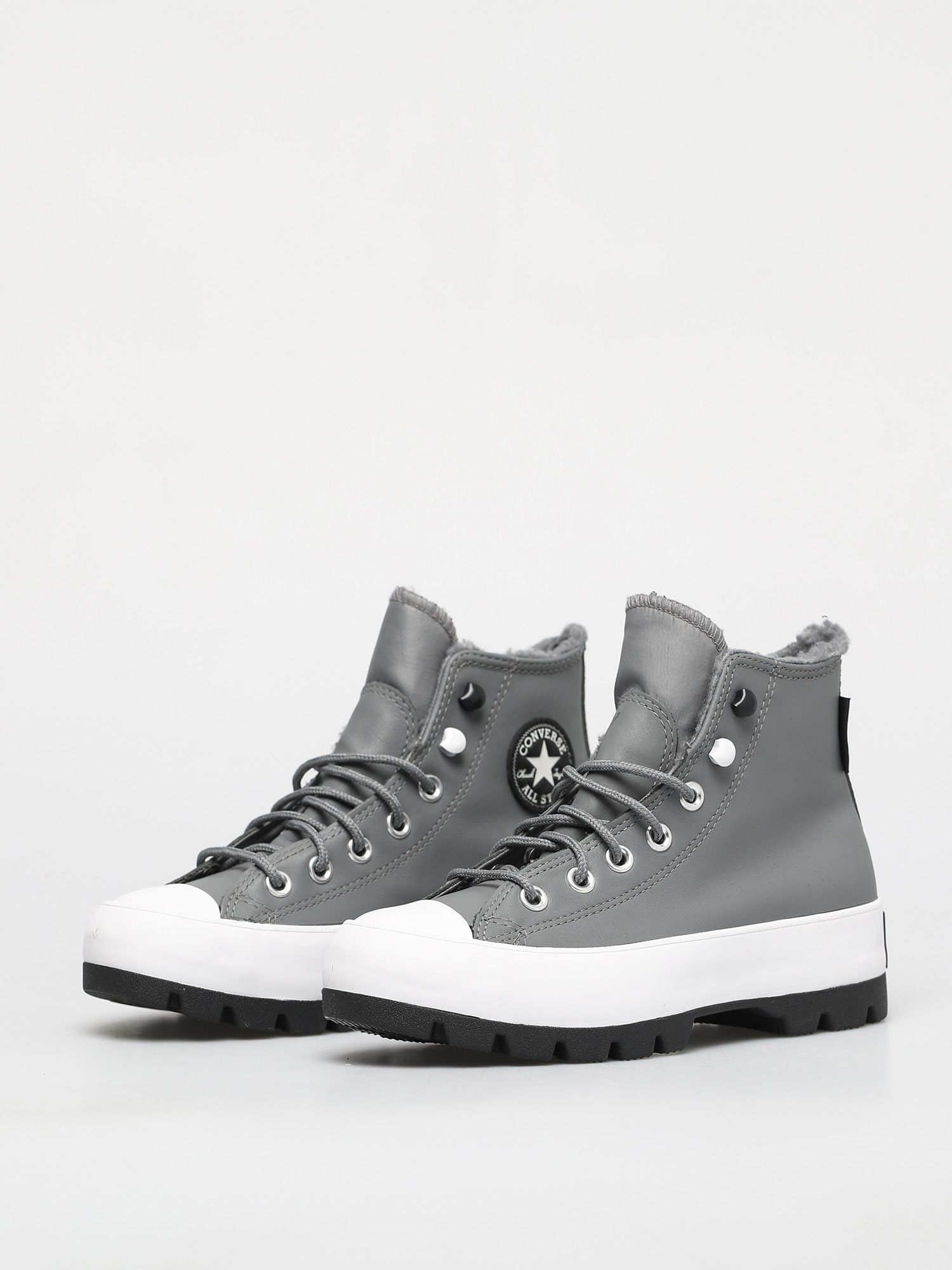 Boty Converse Chuck Taylor All Star Lugged Winter Wmn (limestone grey/black/white)