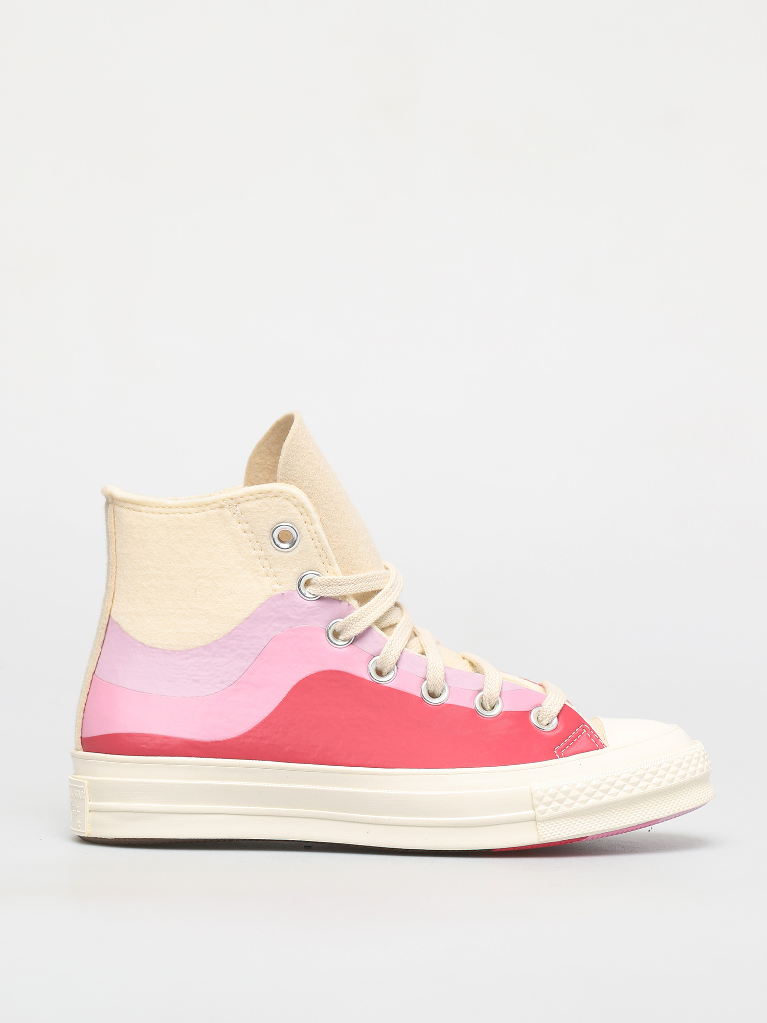 Boty Converse Chuck 70 Felt Overlays (winter white/pink lavender)
