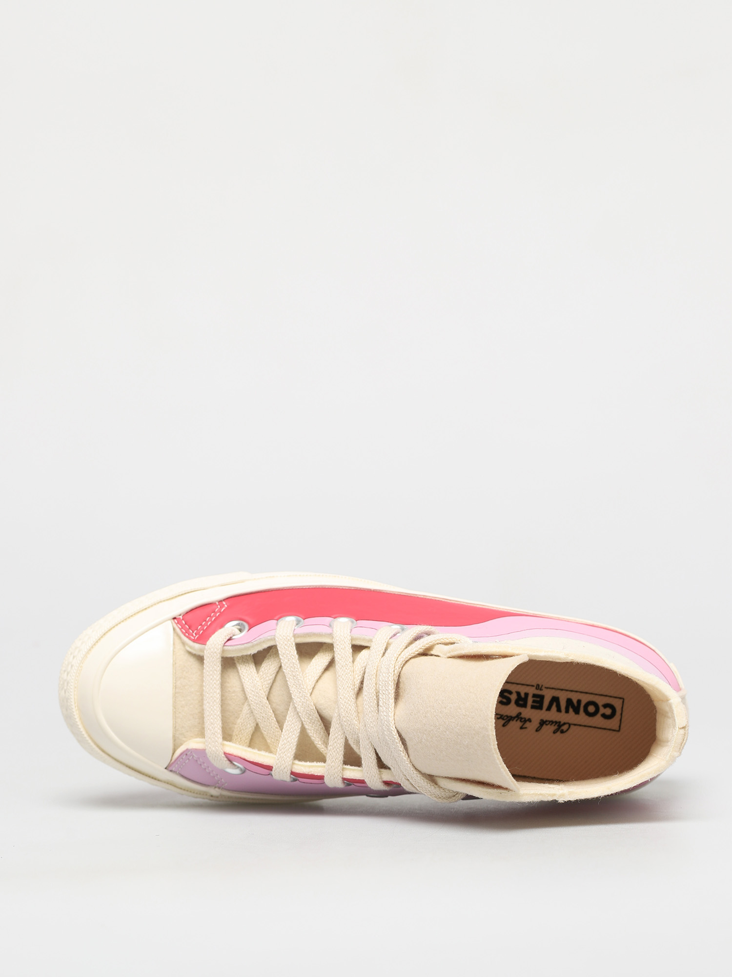 Boty Converse Chuck 70 Felt Overlays (winter white/pink lavender)