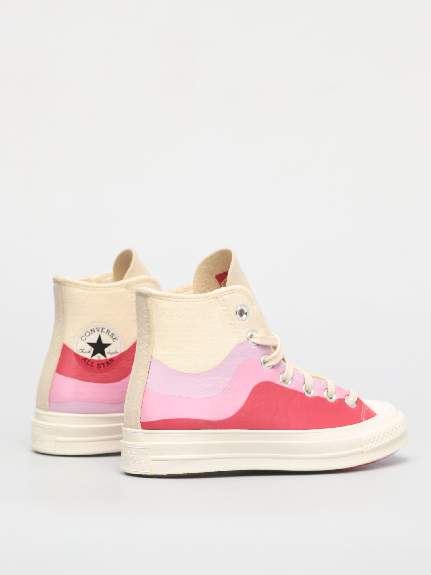 Boty Converse Chuck 70 Felt Overlays (winter white/pink lavender)