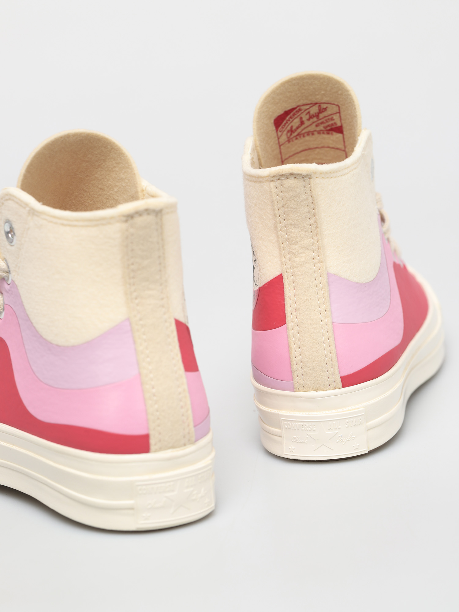 Boty Converse Chuck 70 Felt Overlays (winter white/pink lavender)