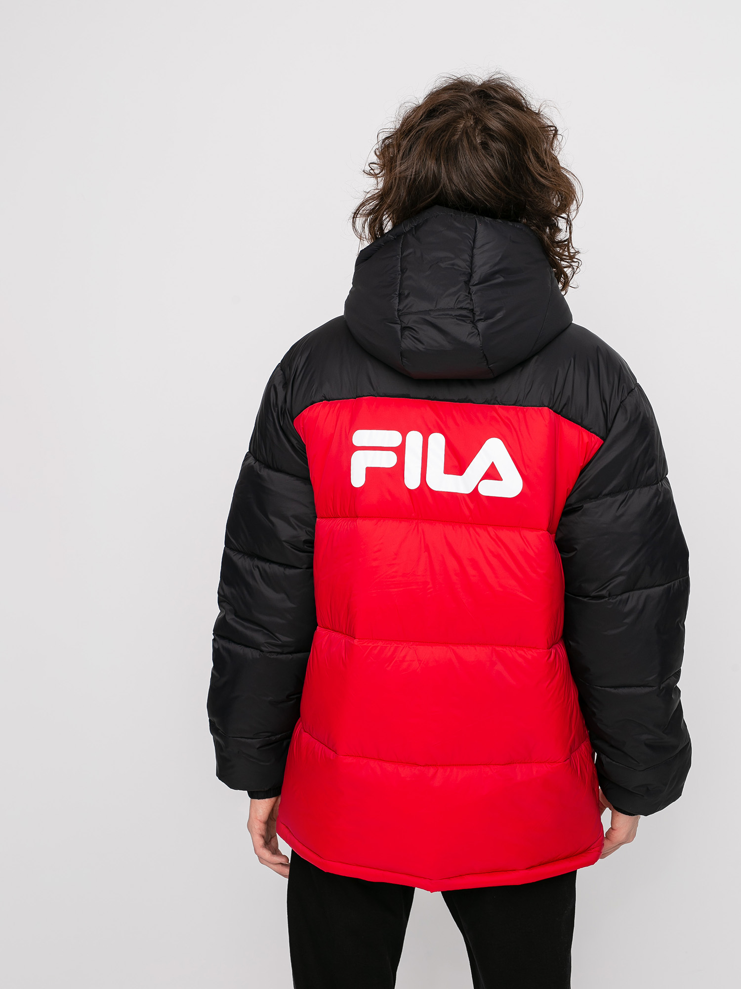 Bunda Fila Scooter (black/true red)