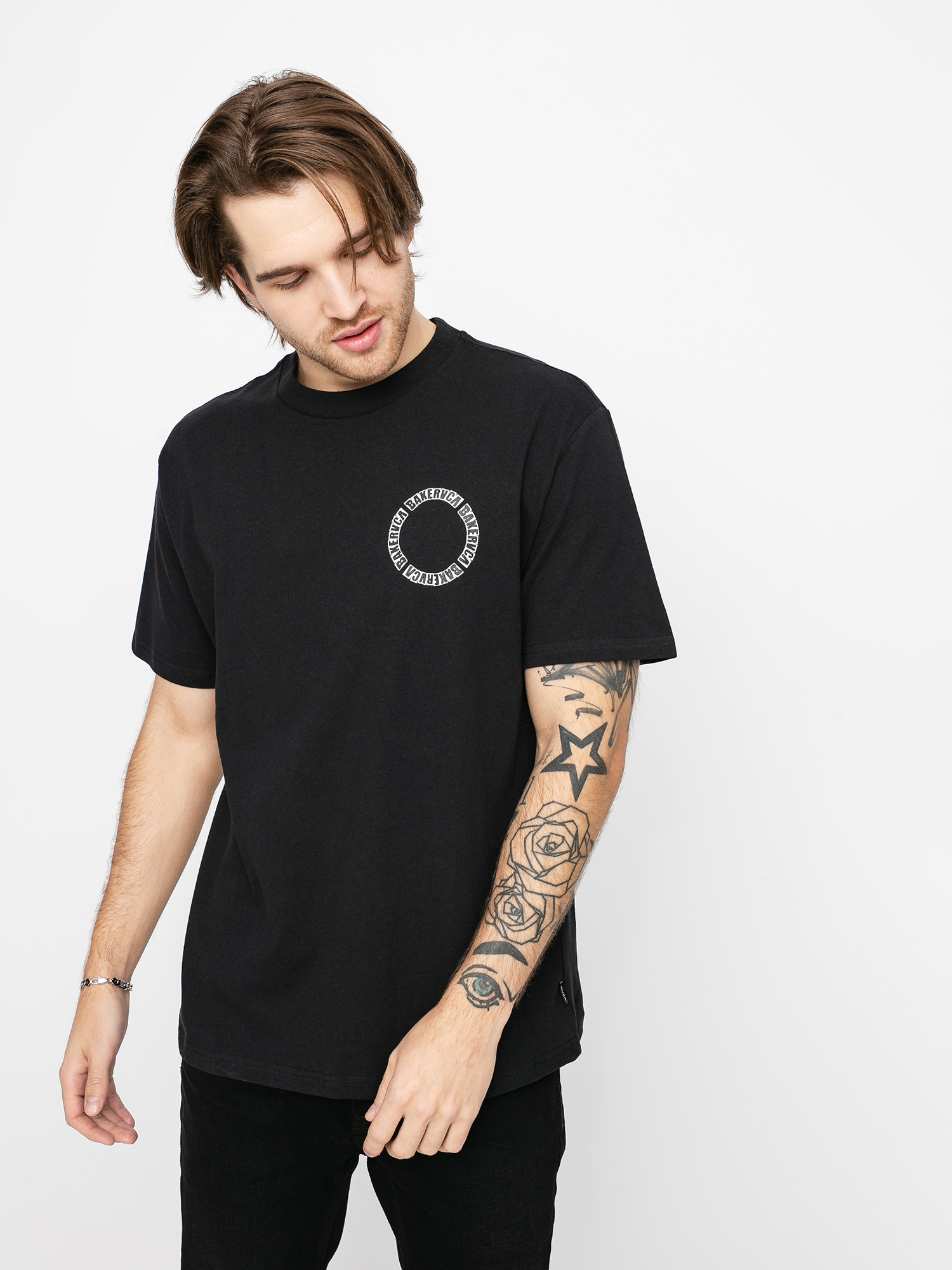 Tričko RVCA X Baker (black)