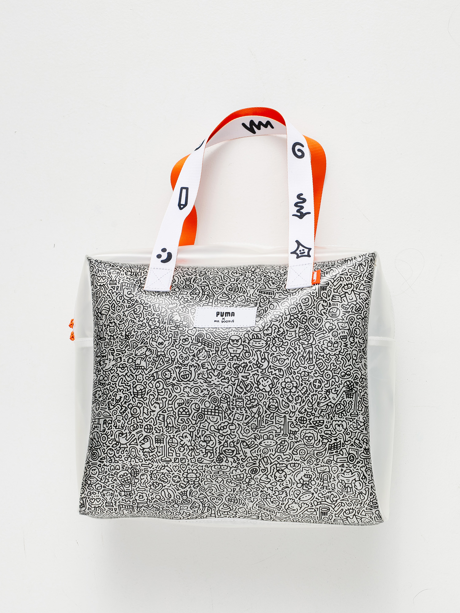 Taška Puma X Mr Doodle Shopper (transparent)