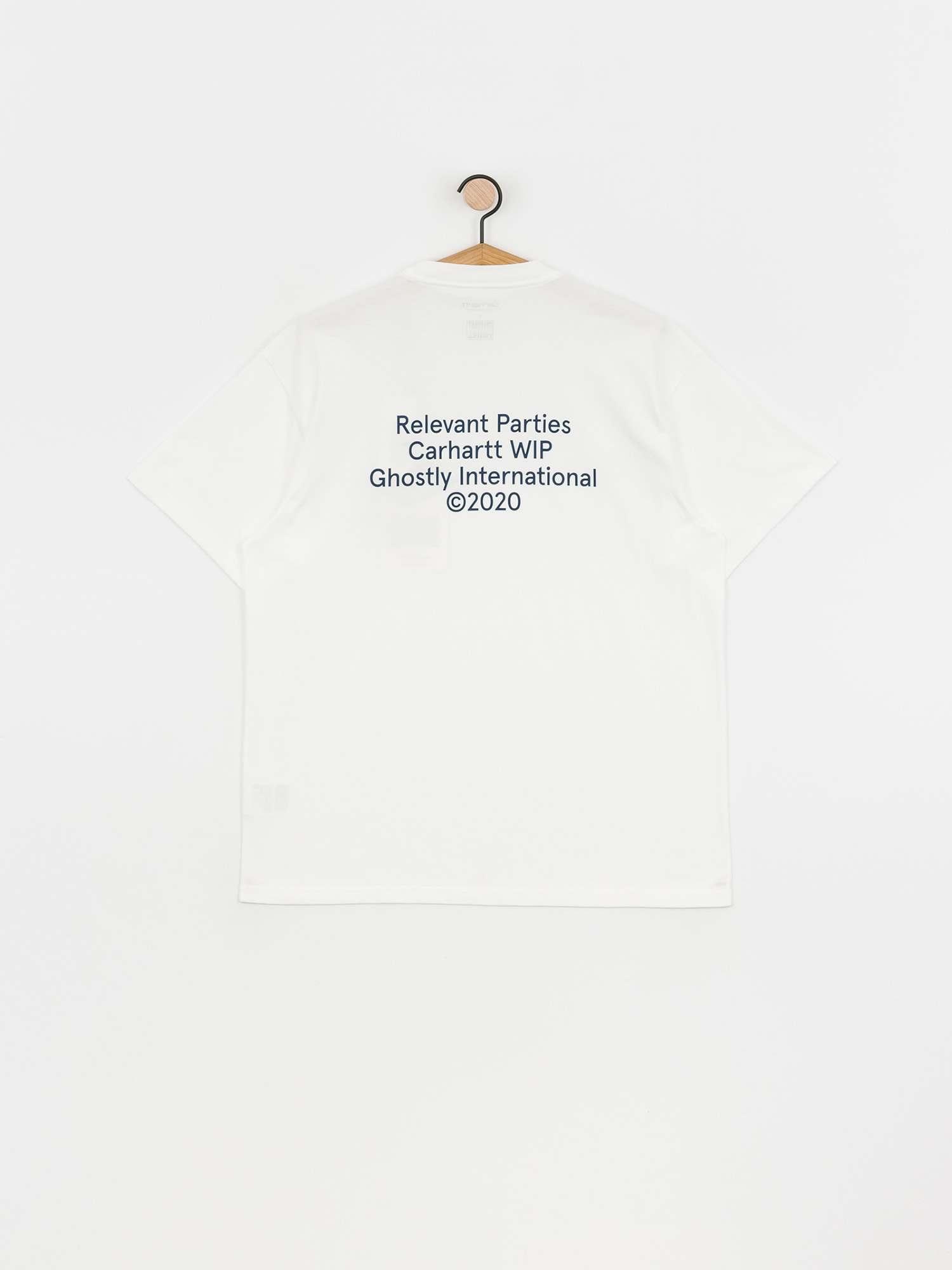 Tričko Carhartt WIP X Relevant Parties Ghostly (white)