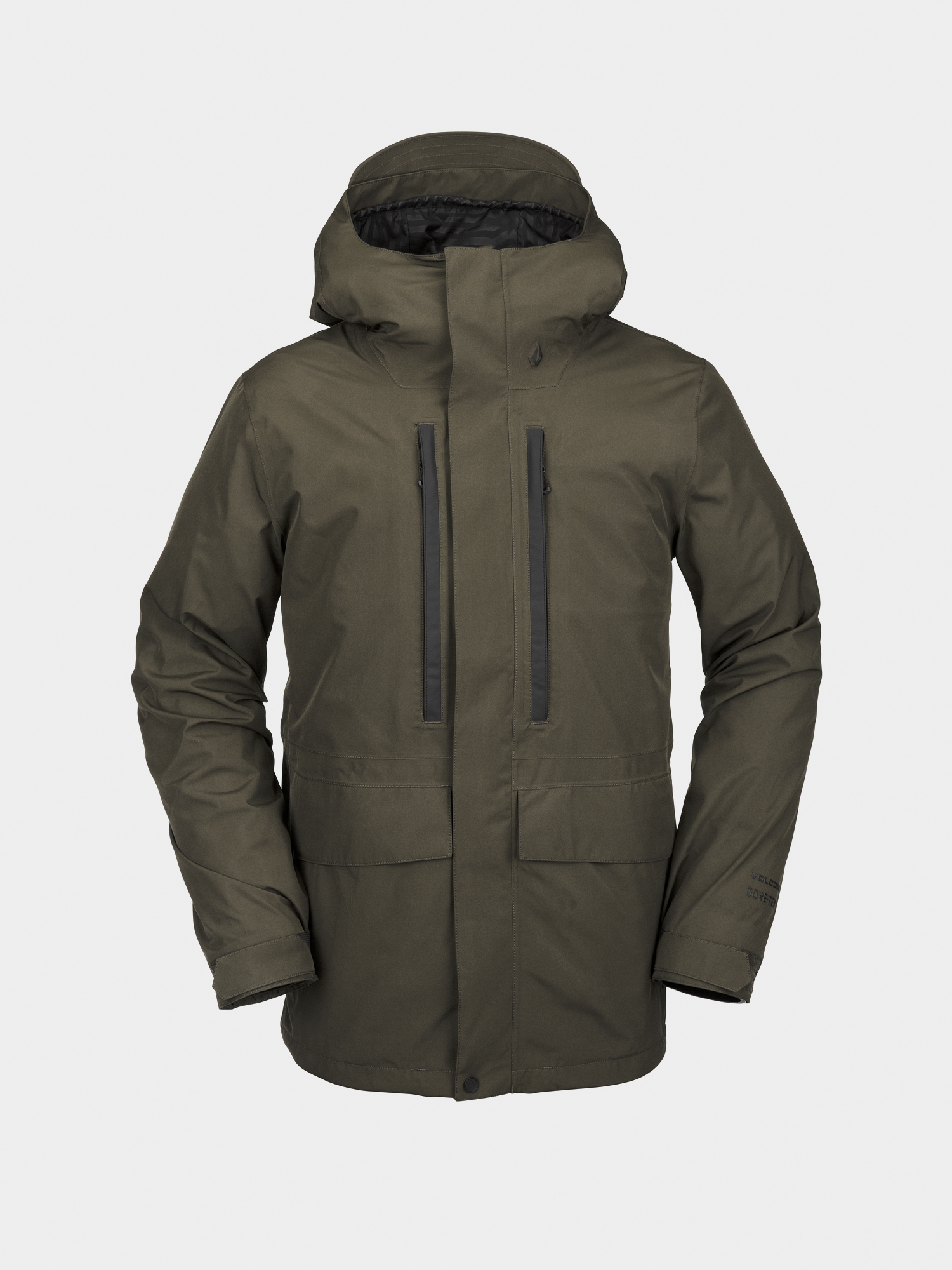 Pánská Snowboardová bunda Volcom Ten Ins Gore Tex (black military)