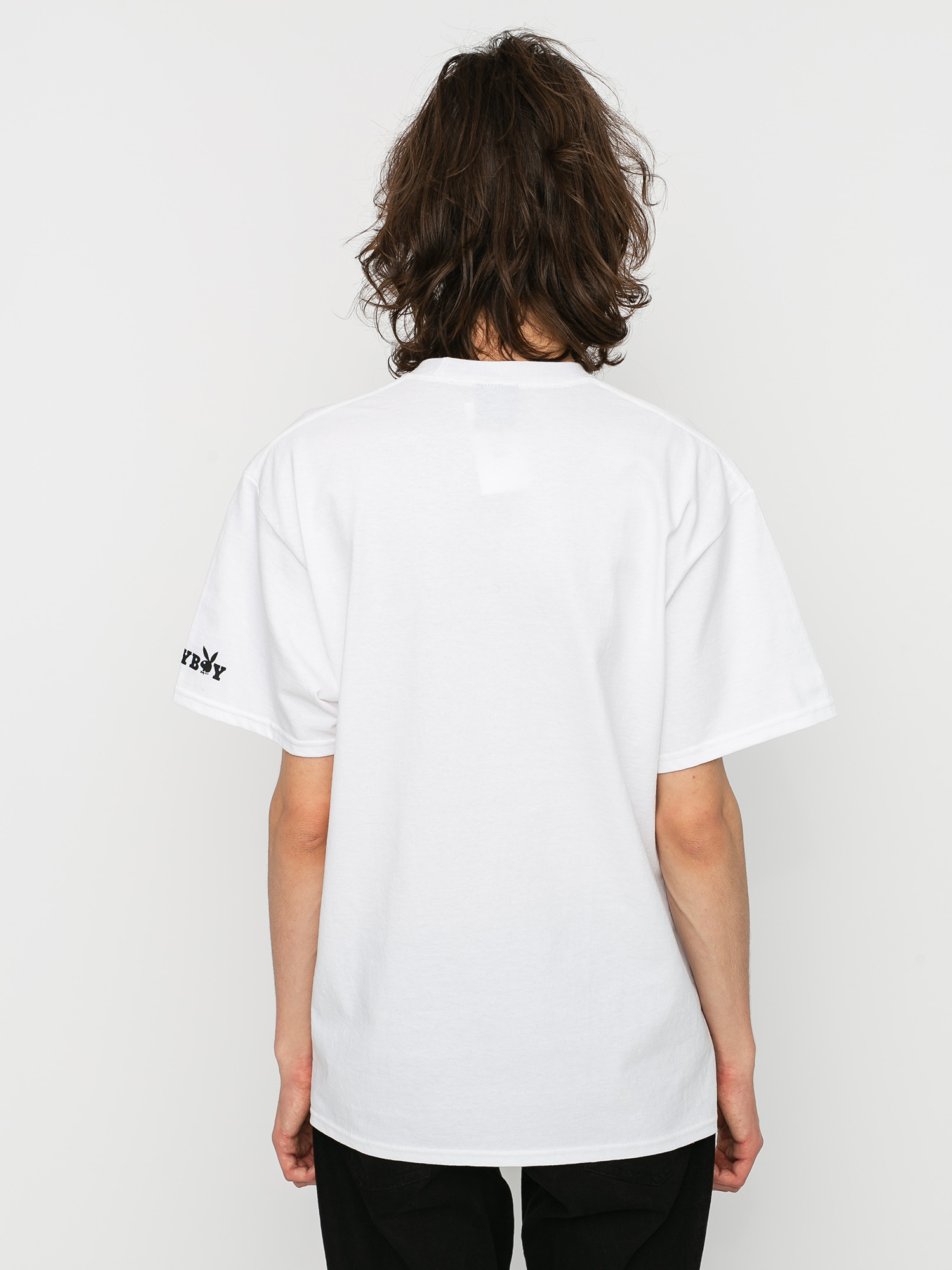 Tričko HUF X Playboy Bunny Logo (white)