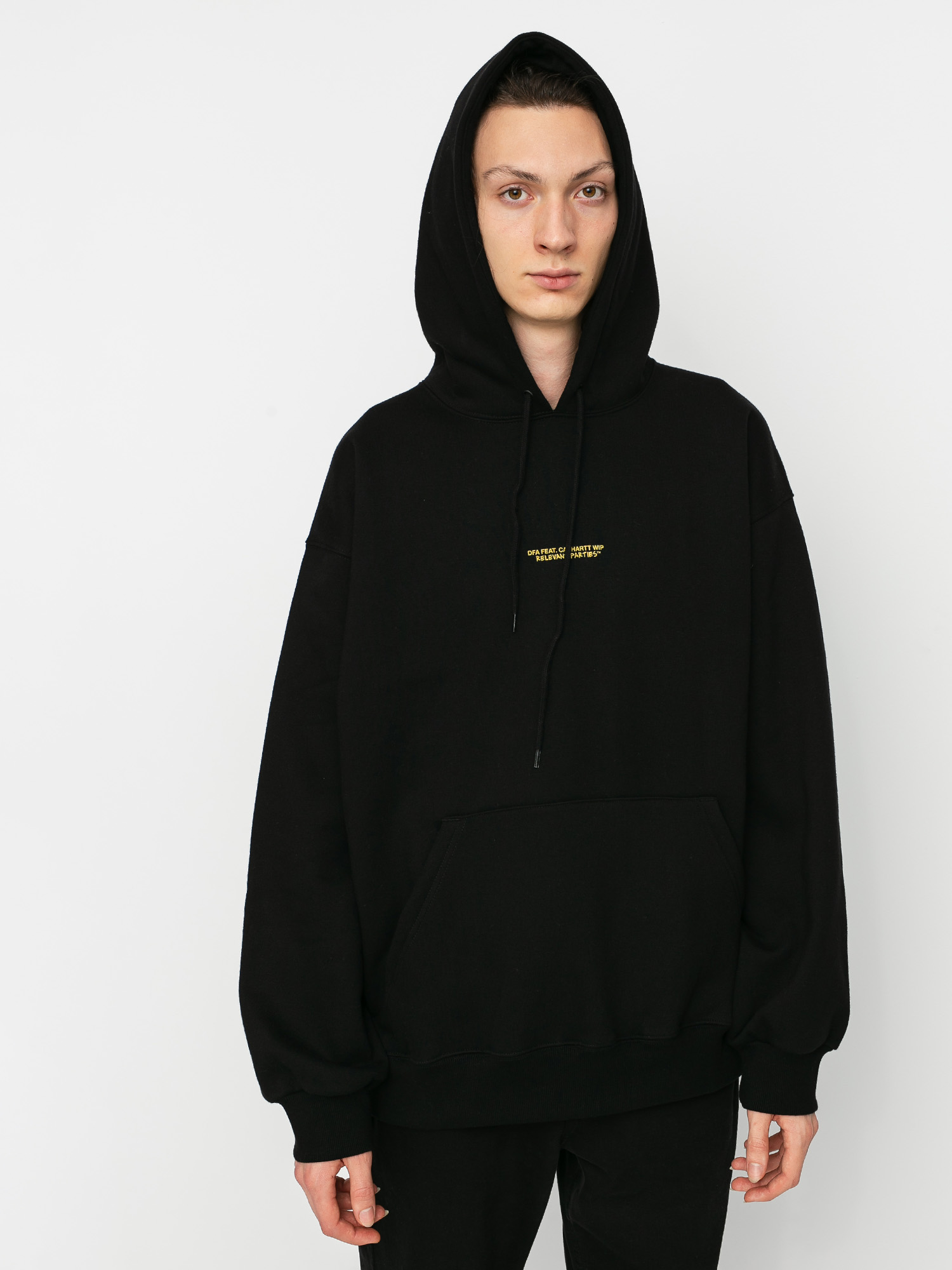 Mikina s kapucí Carhartt WIP X Relevant Parties DFA HD (black)