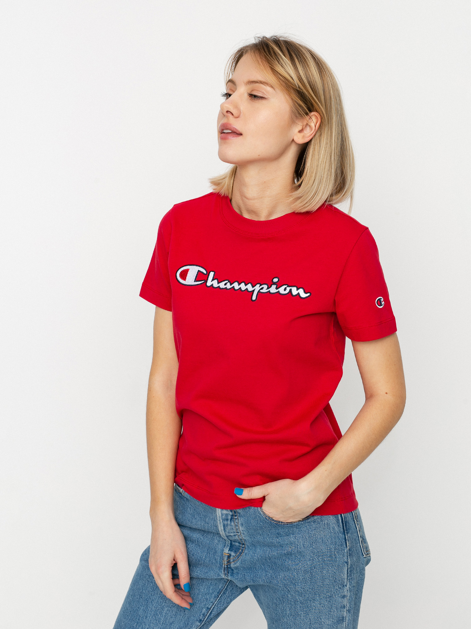 Tričko Champion Crewneck 113194 Wmn (ryr)