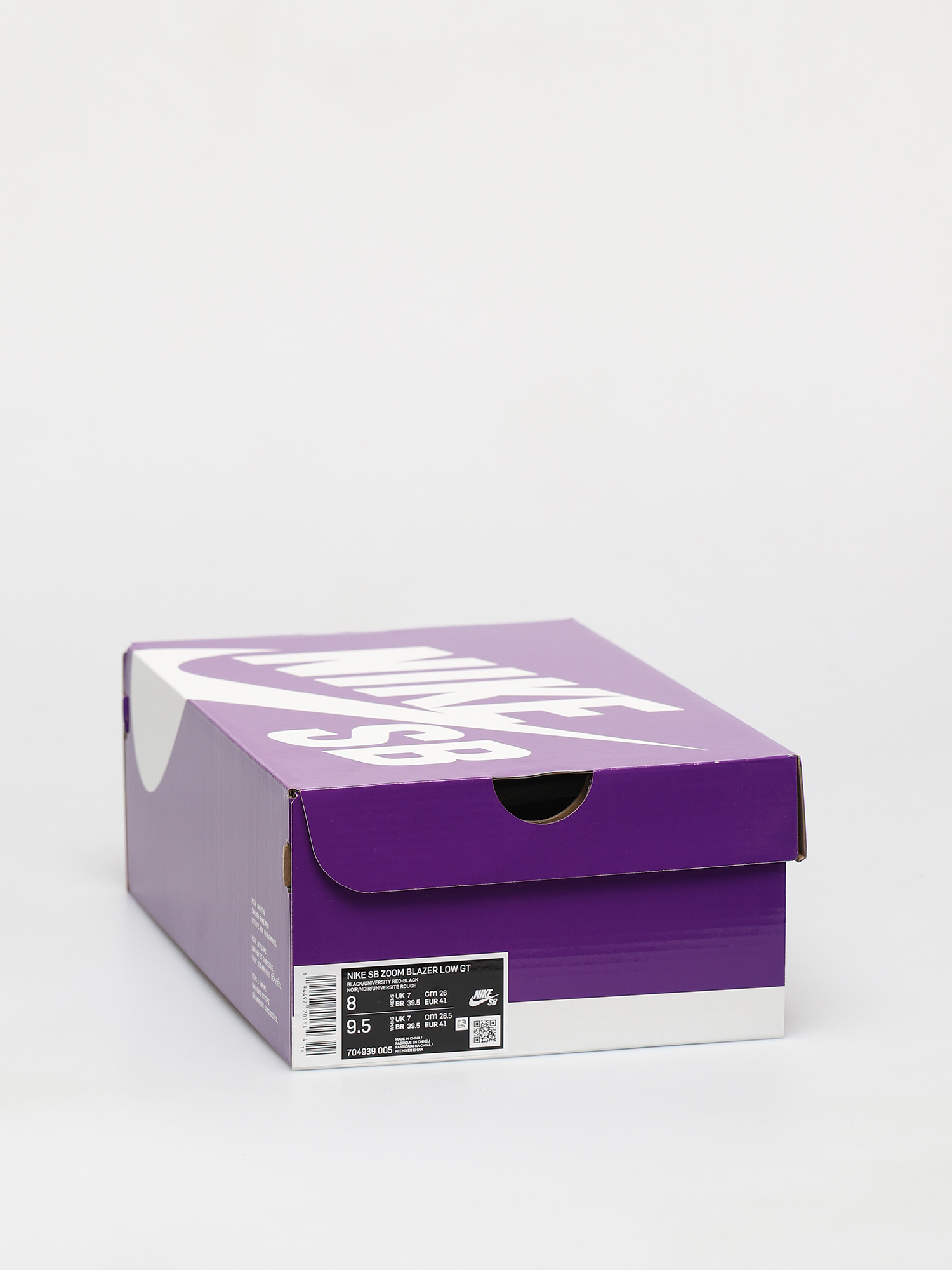 Boty Nike Sb Blazer Low Gt Black University Red Black White