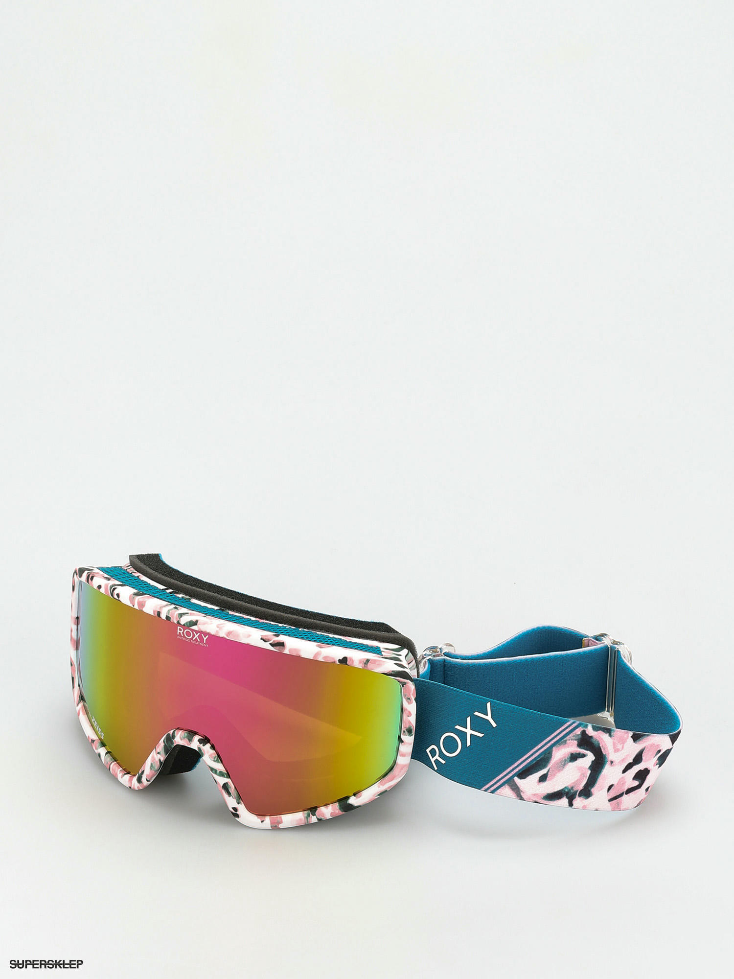 conjunction Overlap collection Brýle na snowboard Roxy Feenity Wmn (bright white izi)