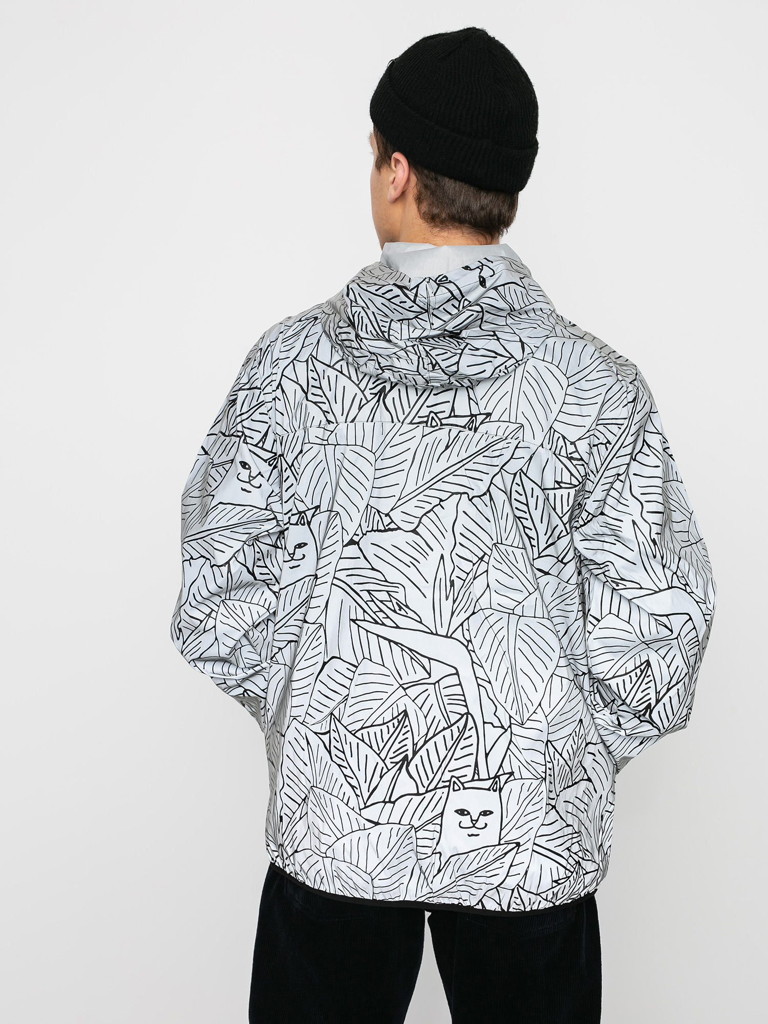 Nermal leaf outlet 3m reflective hoodie