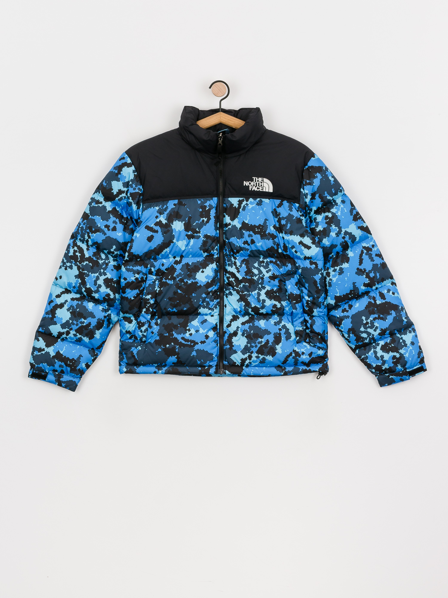 Bunda The North Face 1996 Retro Nuptse (clear lake blue himalayn camo print)