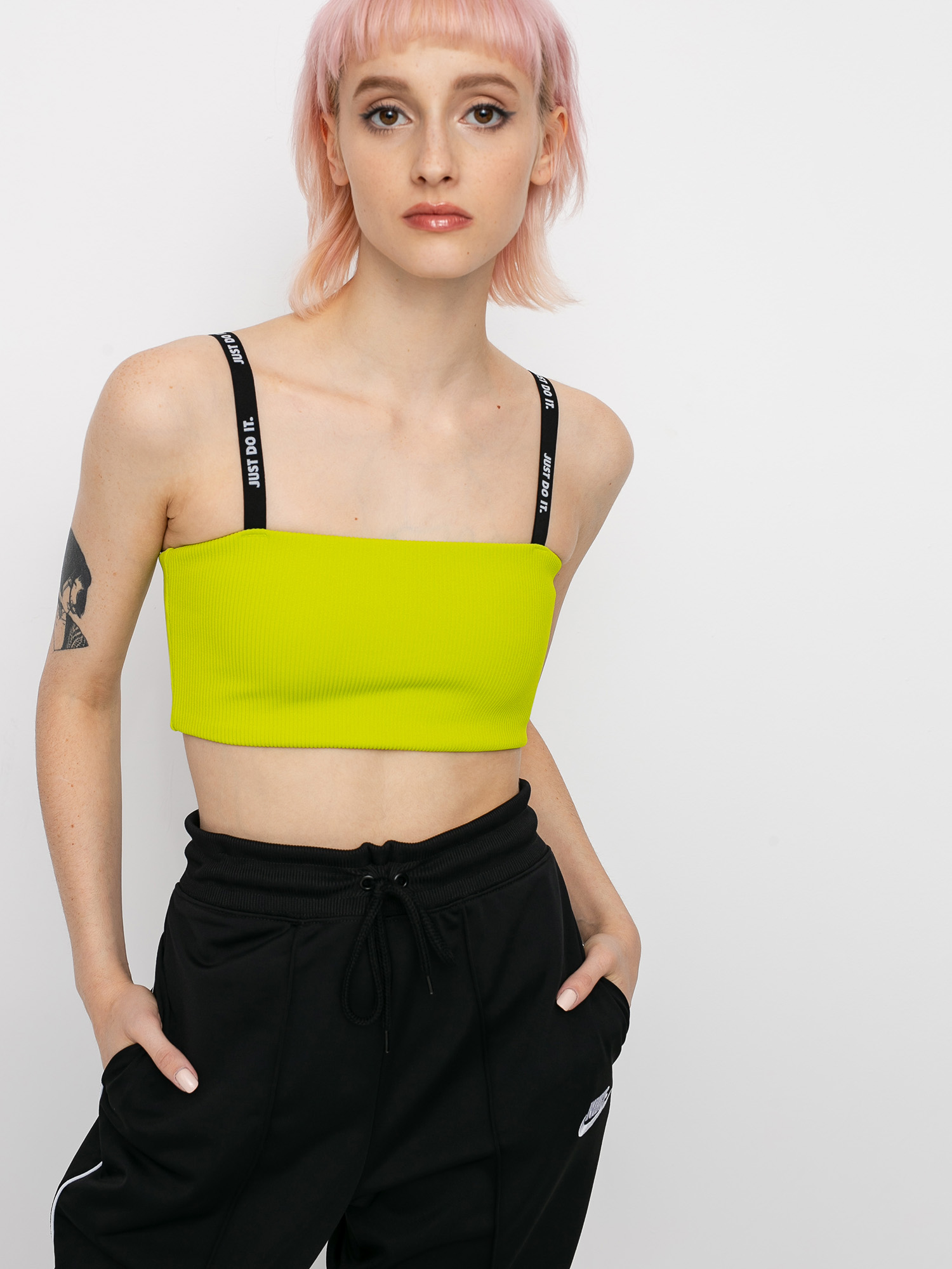 Tričko Nike Top Jdi Rib Wmn (bright cactus)